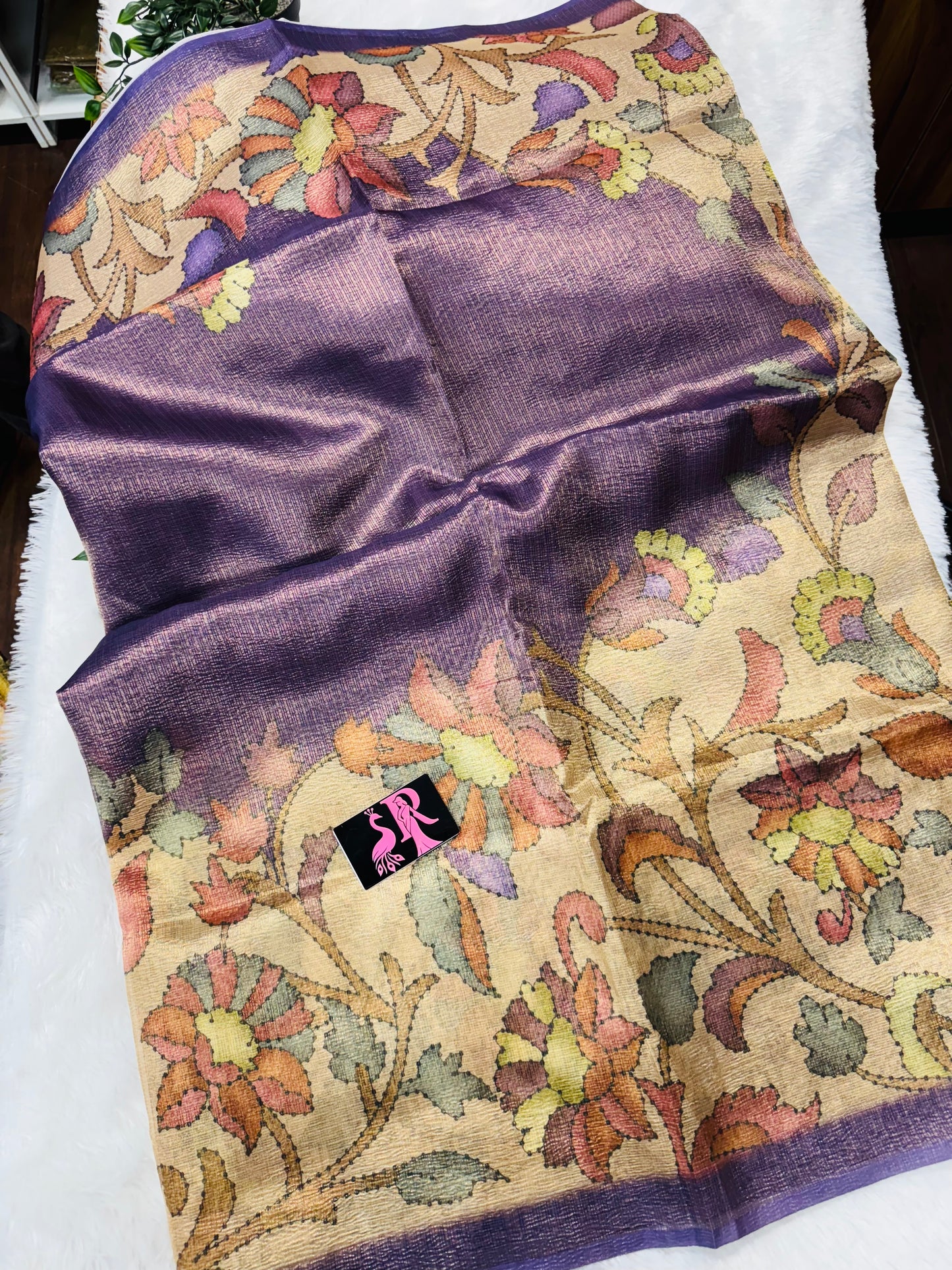 Crush Kota Kalamkari saree-SR1089F