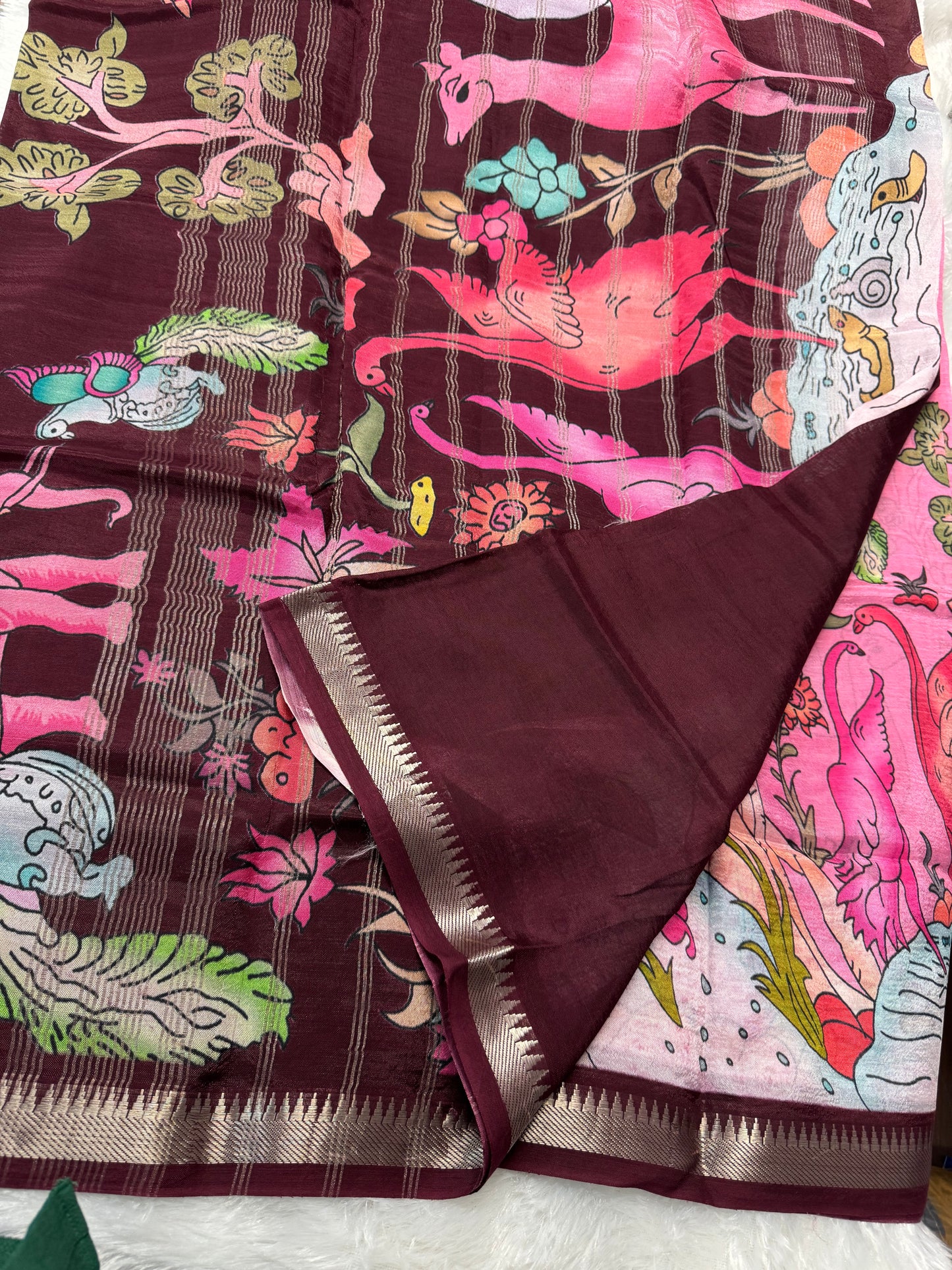 Mangalagiri pattu Kalamkari-SR1102C