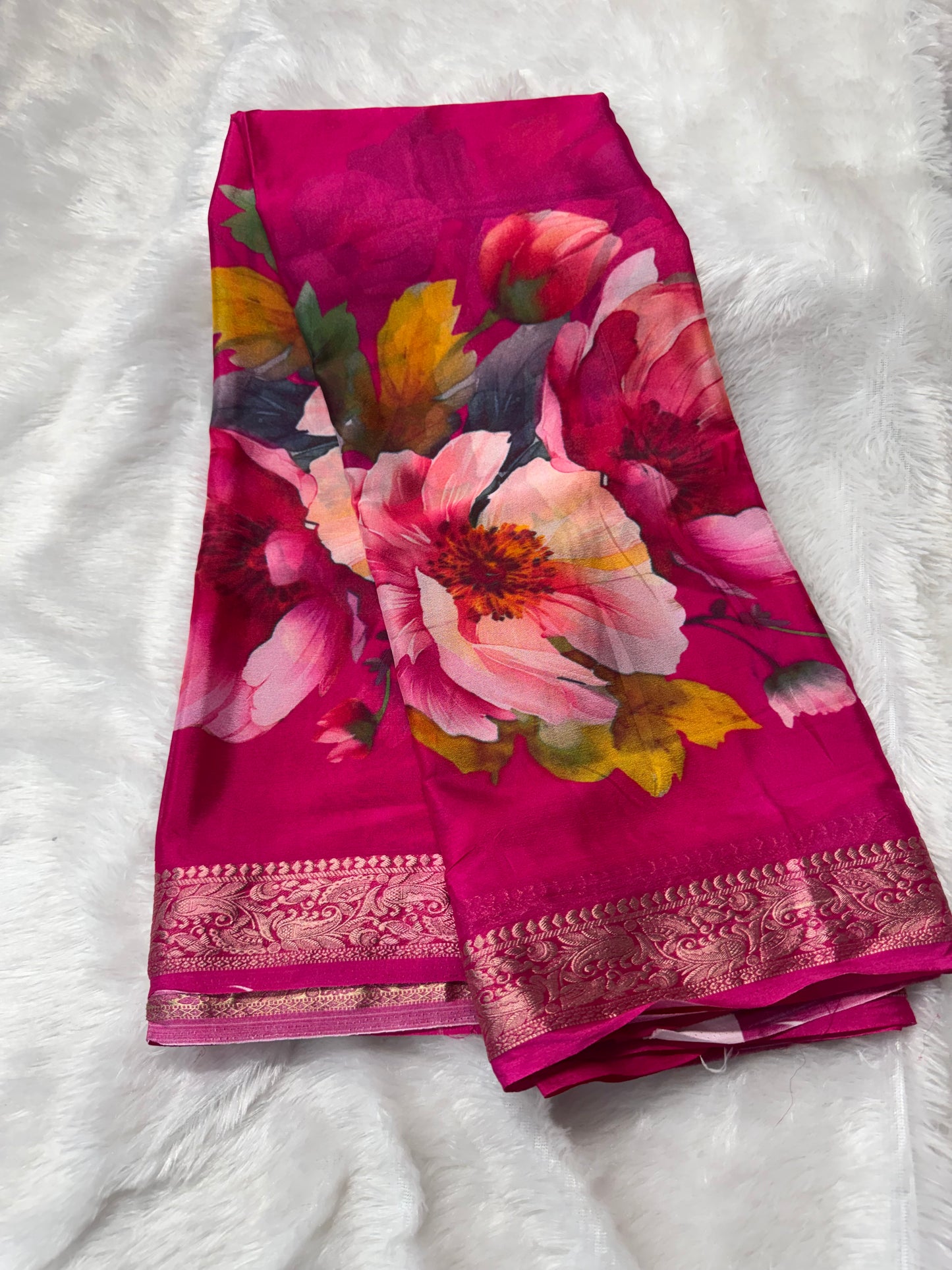 Chinnon digital print saree-SR1209b