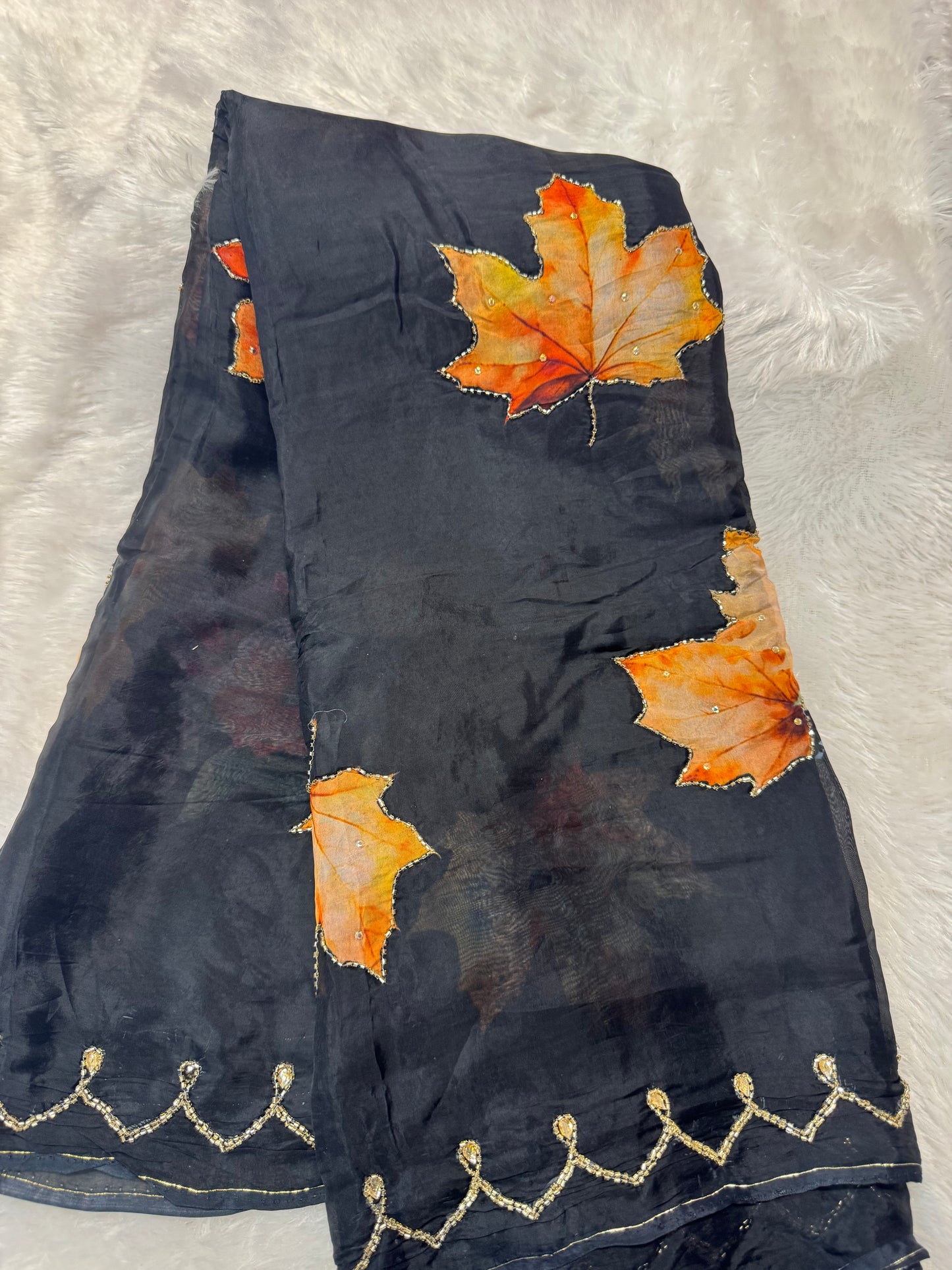 HO silk cocktail saree-SR1218E