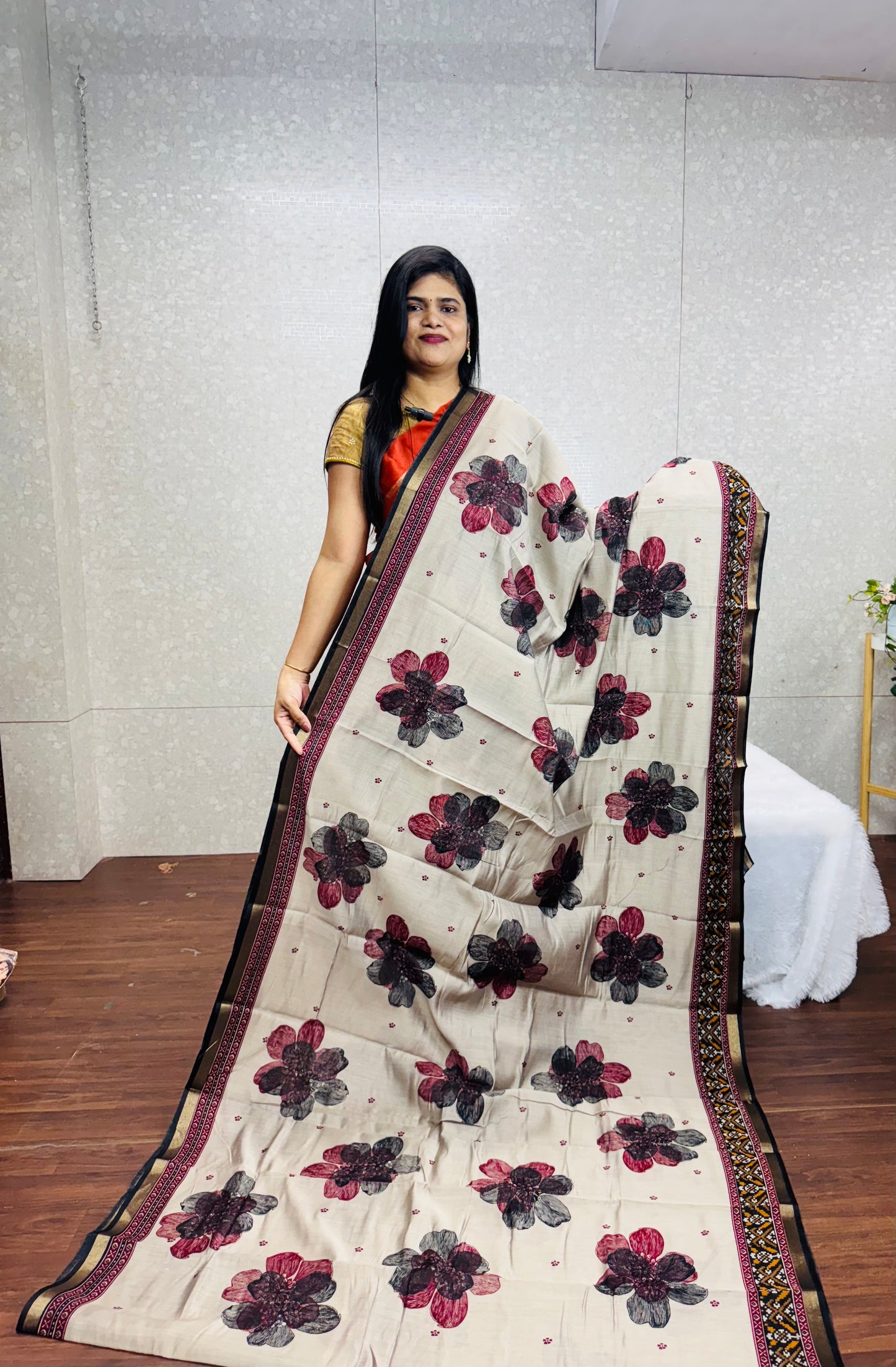 Mashru silk saree-SR1033A