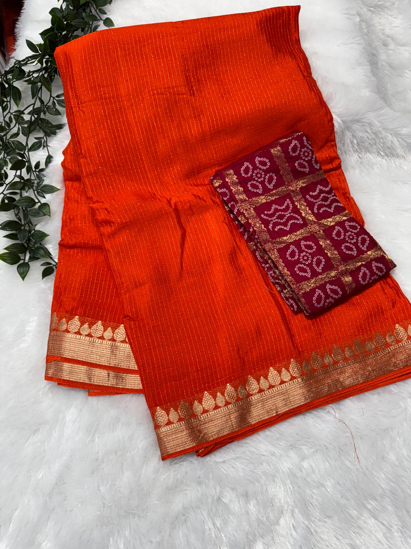 Pure Chinnon Crepe saree-SR1027C