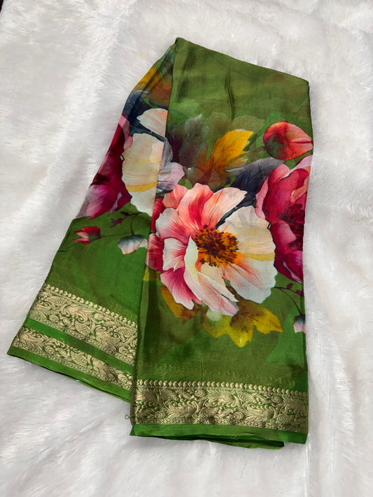 Chinnon digital  saree-SR1209g