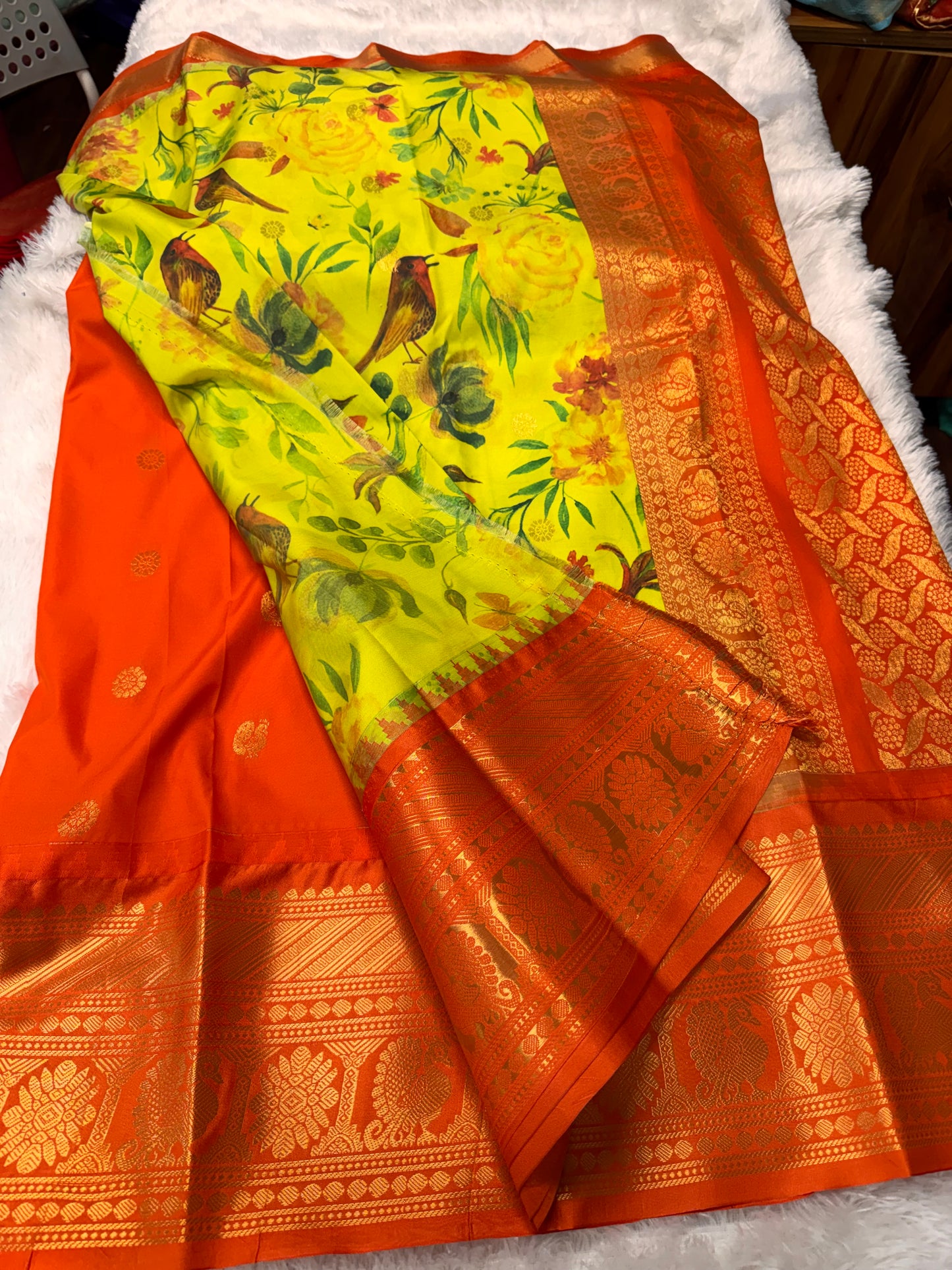 Digital Gadwal saree-SR1279A