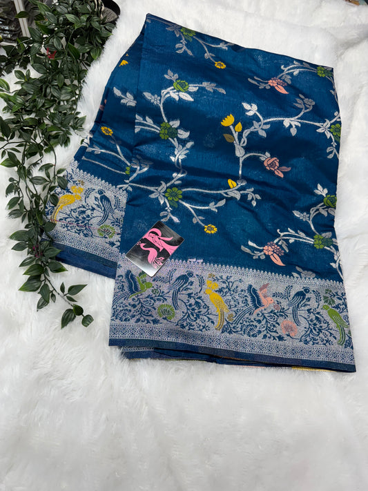 Munga Tassar Paithani-SR1053E