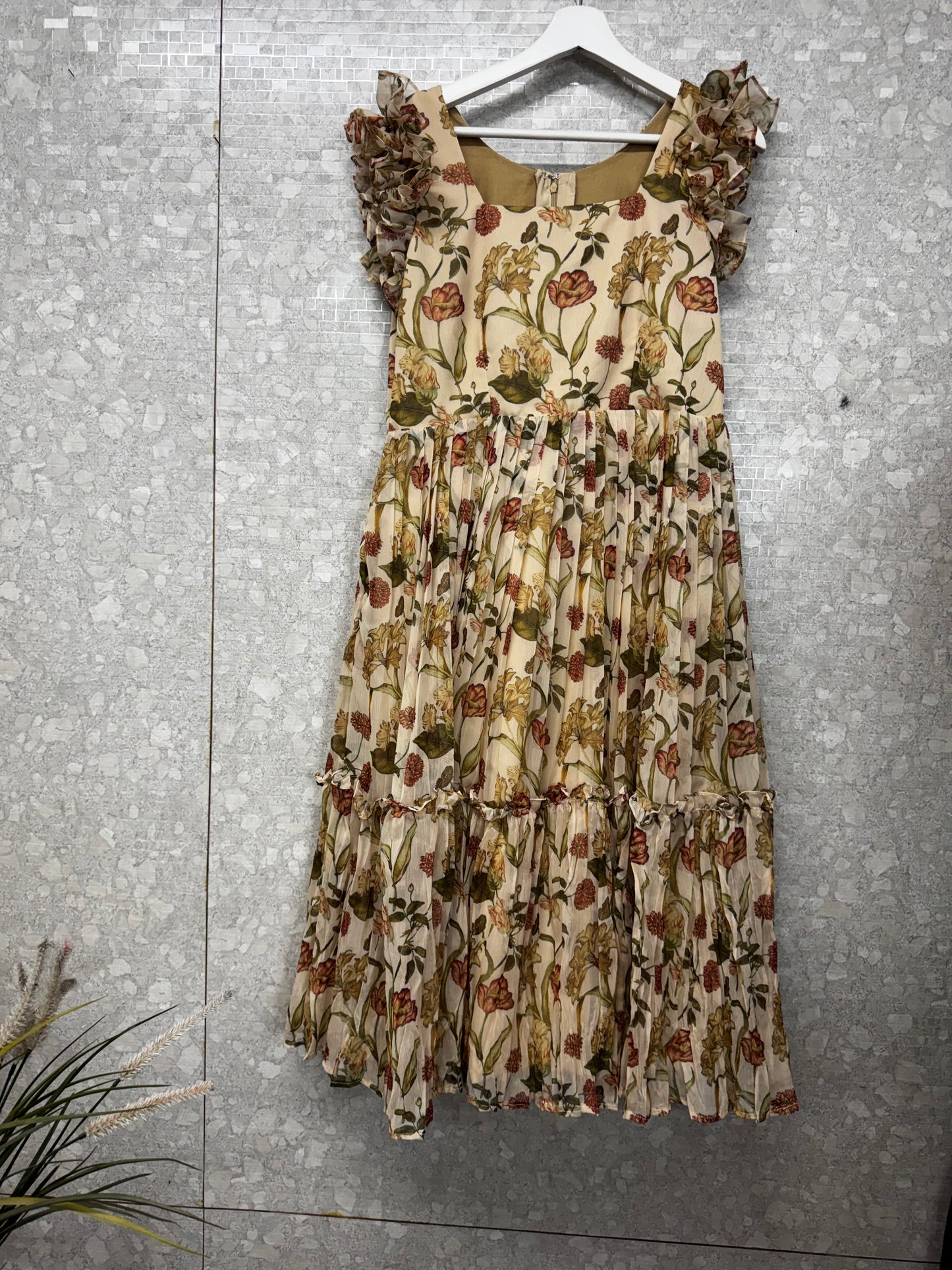 Chiffon frock -SRF1057E