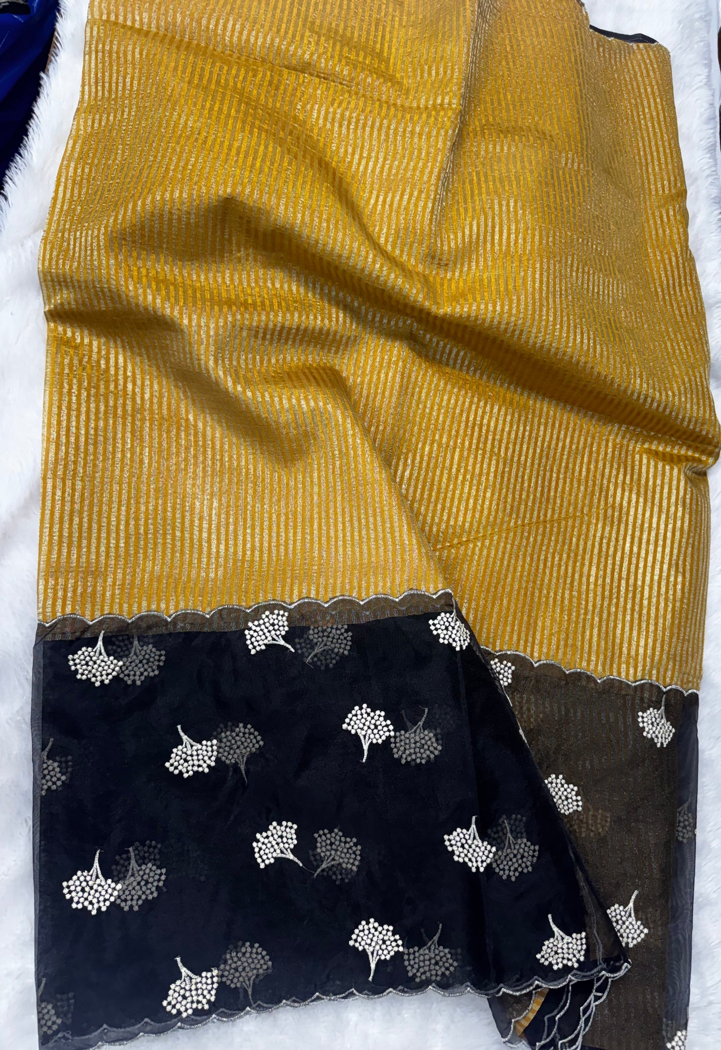 Fancy organza saree-SR1237B