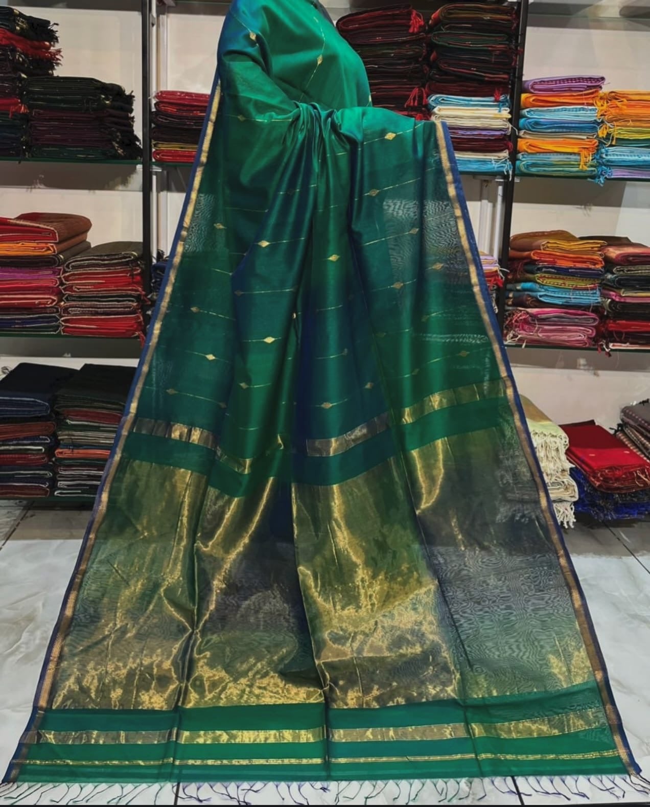 Pure handloom Maheswari silk sarees-SR1298K