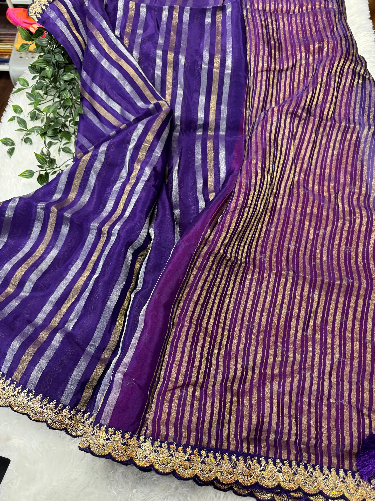 Kora tissue saree-SR1111D