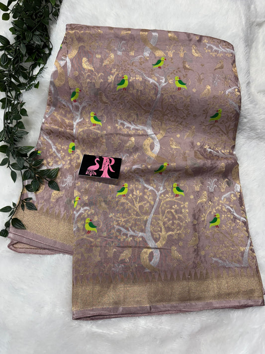 Green Apple silk Saree-SR1076E