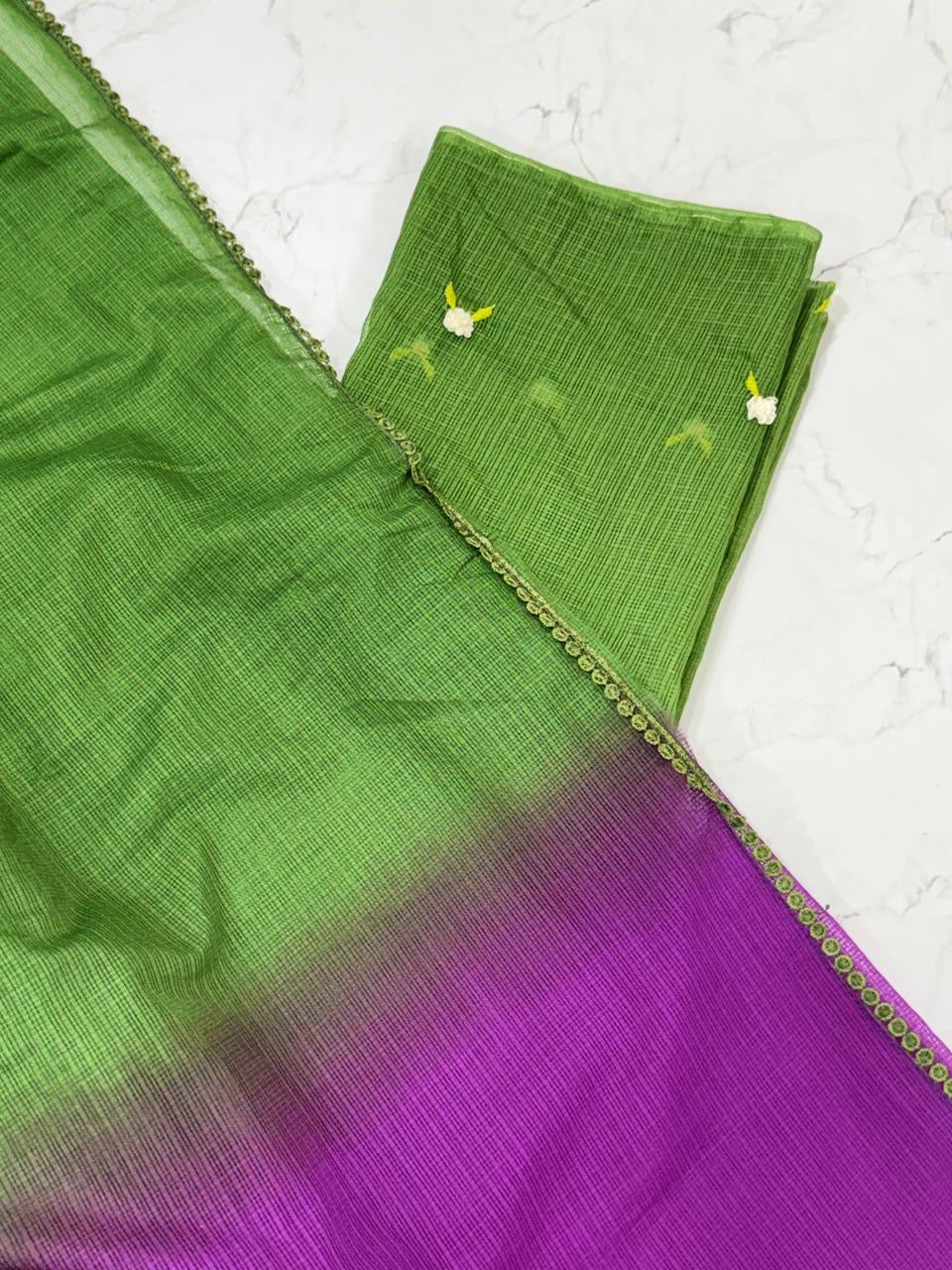 Dual shade Kota saree-SR1225B