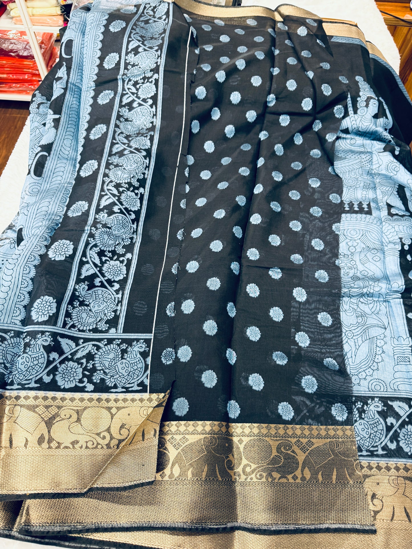 Chanderi Saree-SR1014D