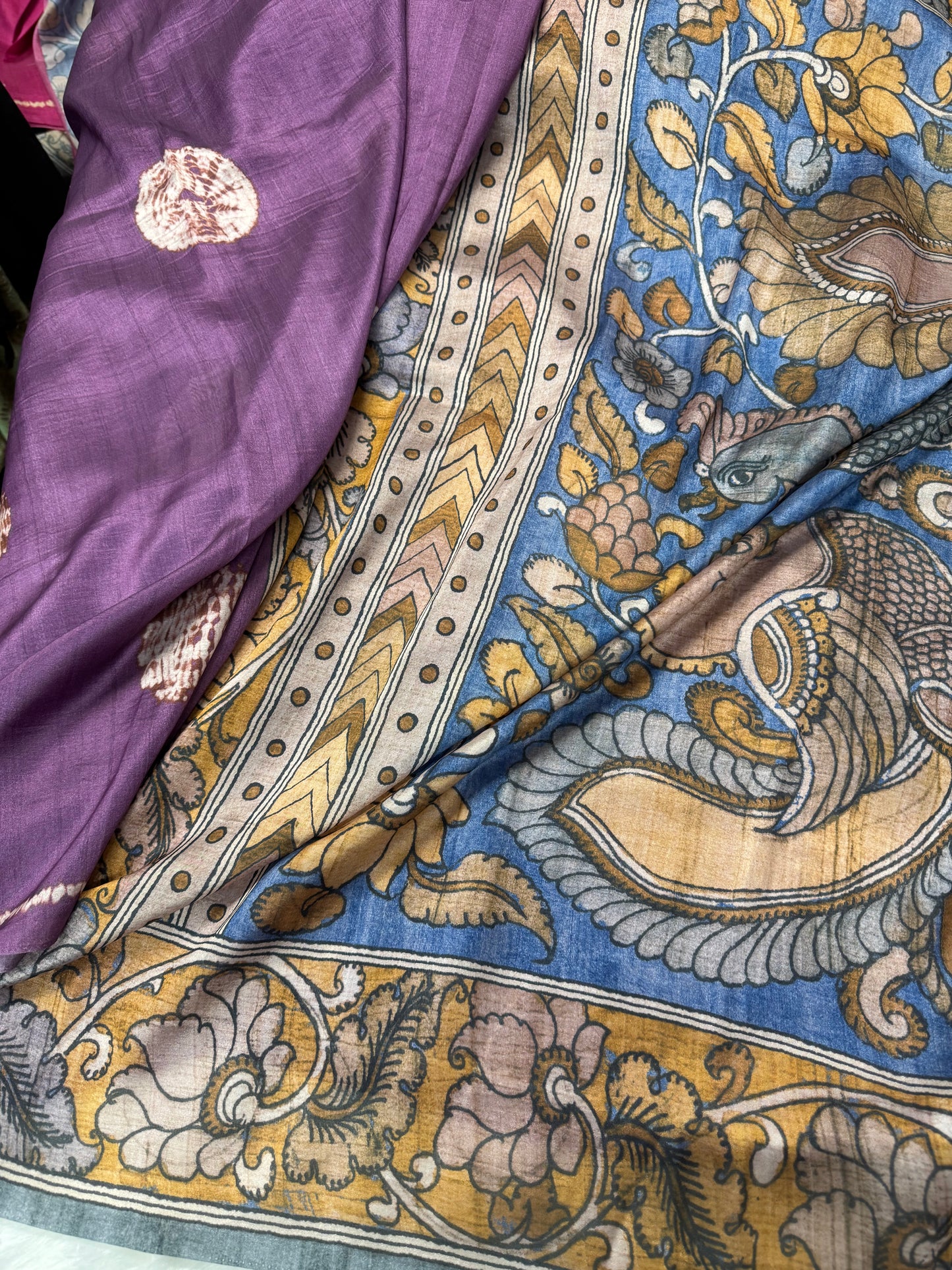 Tassar Crepesilk saree-SR1180F