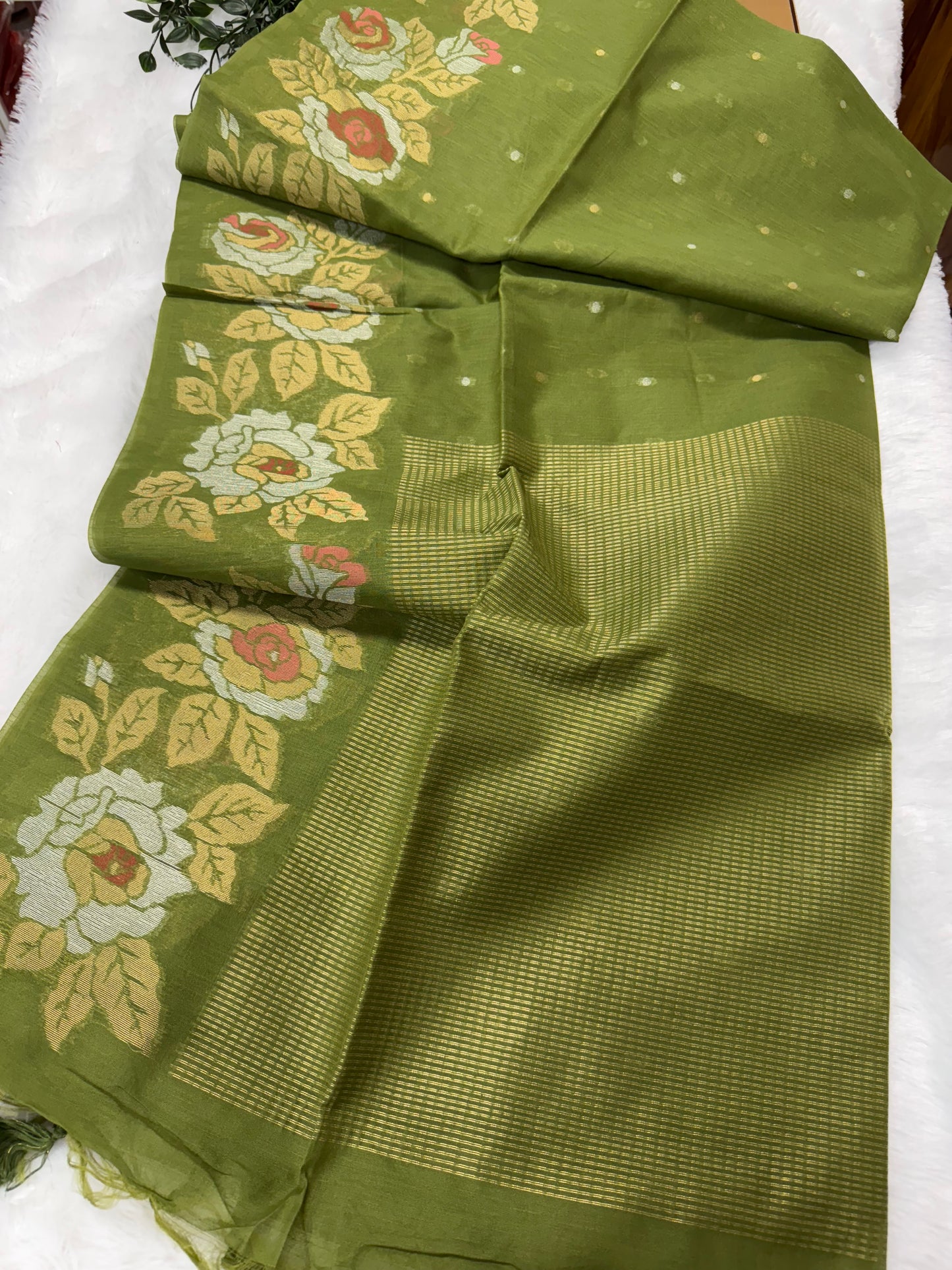 Linen Silk Saree-SR1002C