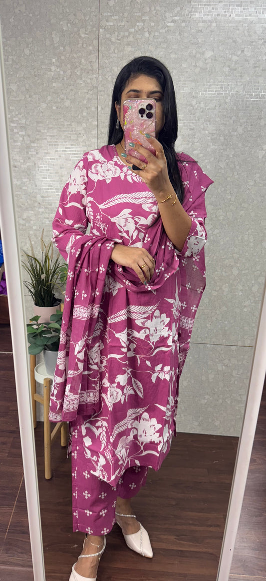 Cotton salwar set-SRS023A