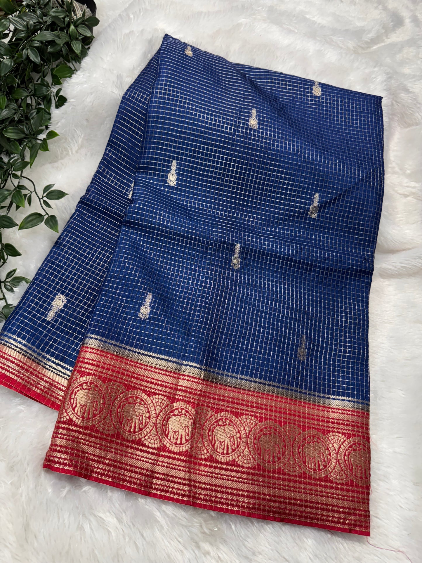 Vintage checks Mysore Georget-SR1174B