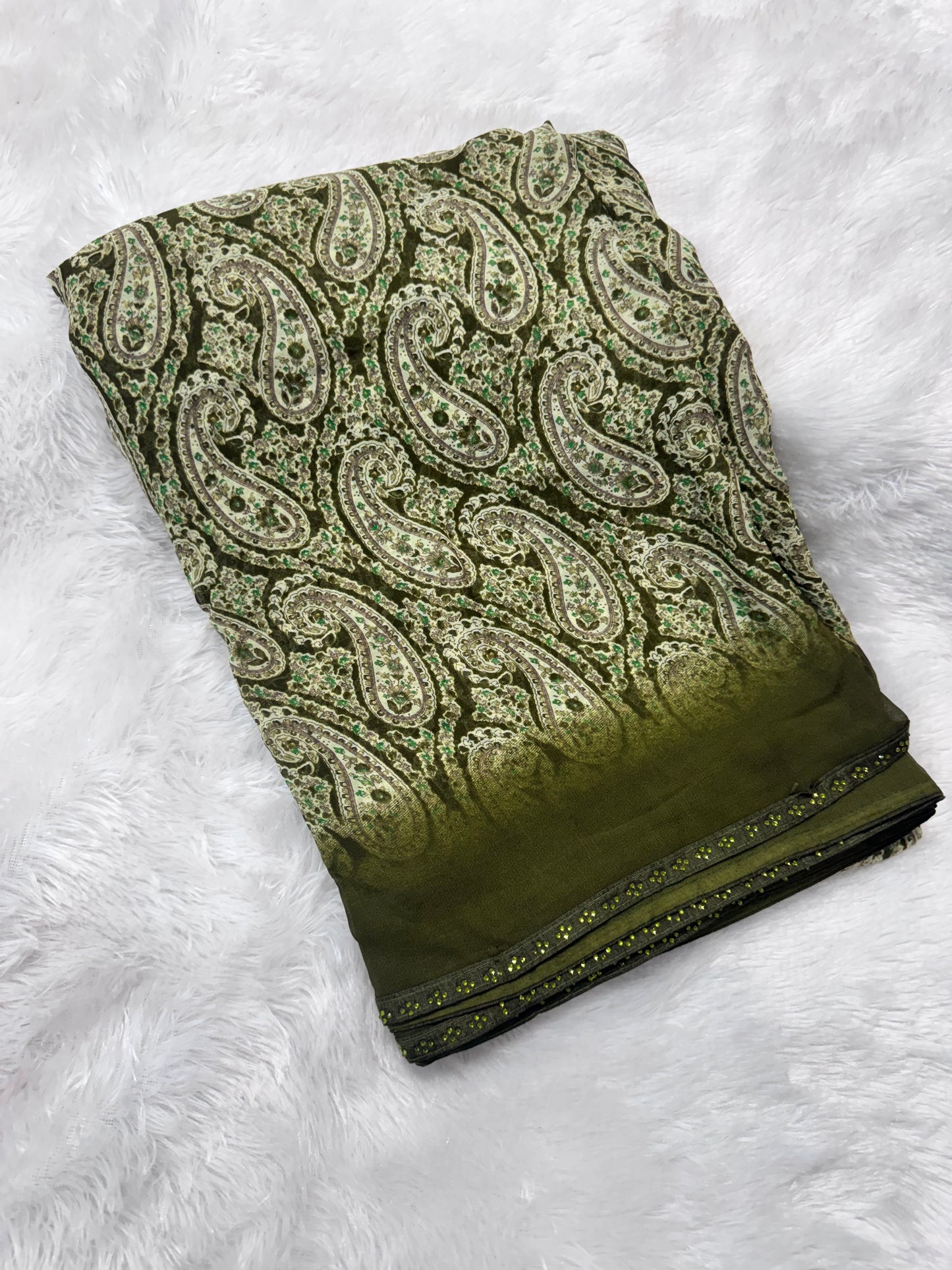Georget fancy saree-SR1260