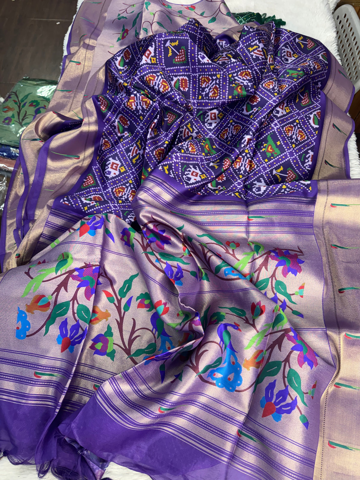 Patola paithani fusion saree-SR1324F