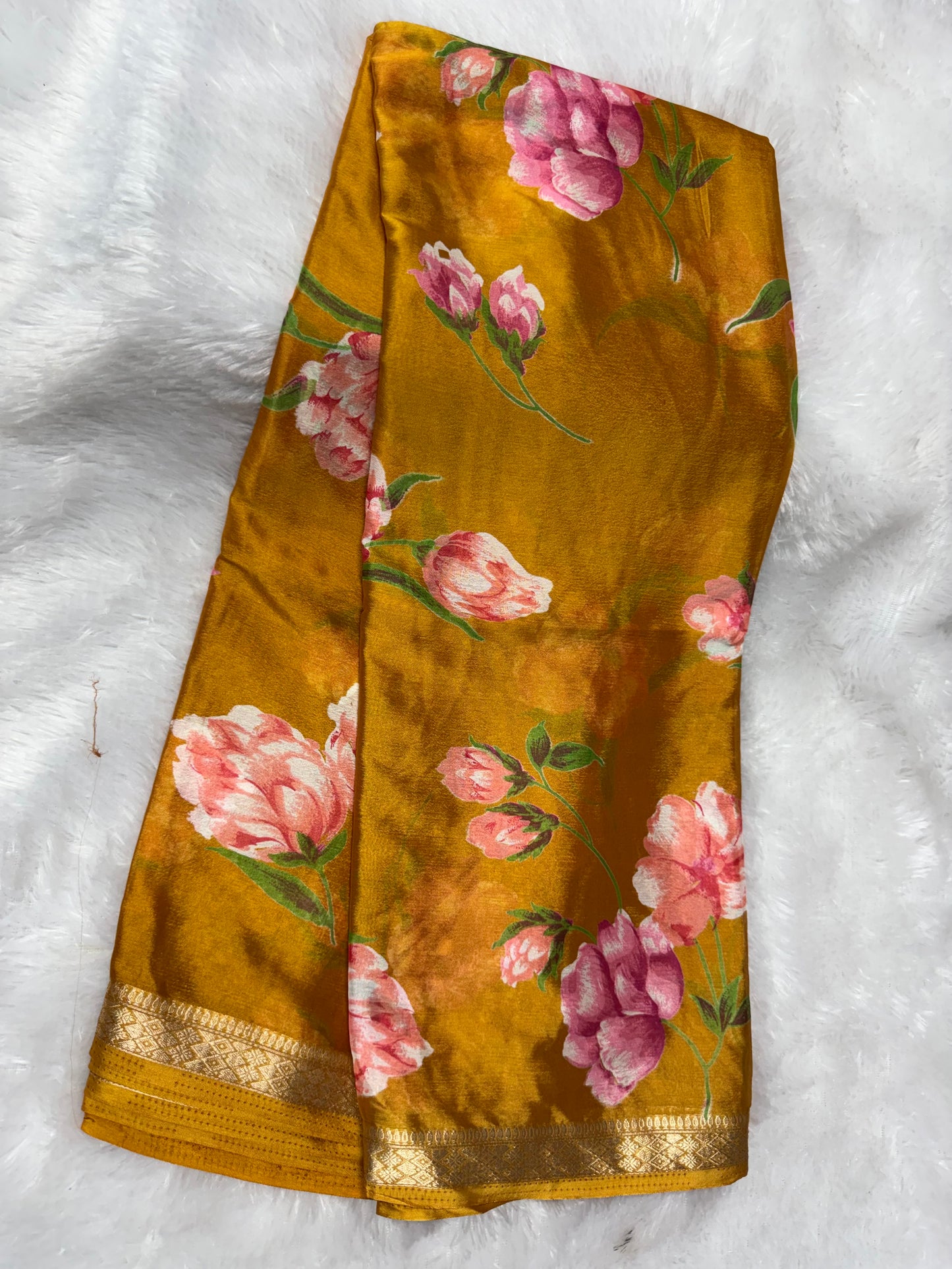 Chinnon digital print saree-Sr1210B