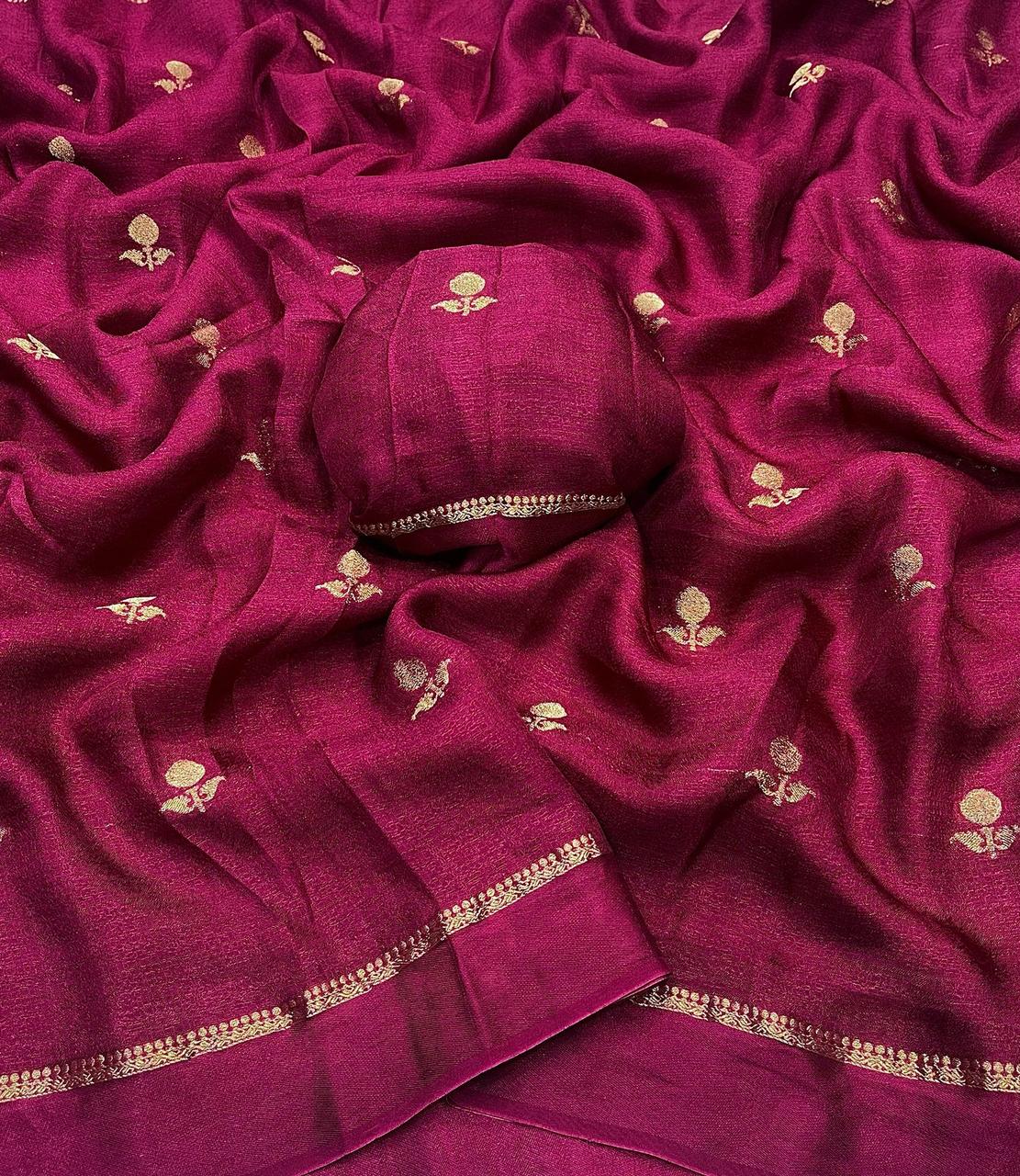 Viscose Khaddi Georget saree-SR1034G
