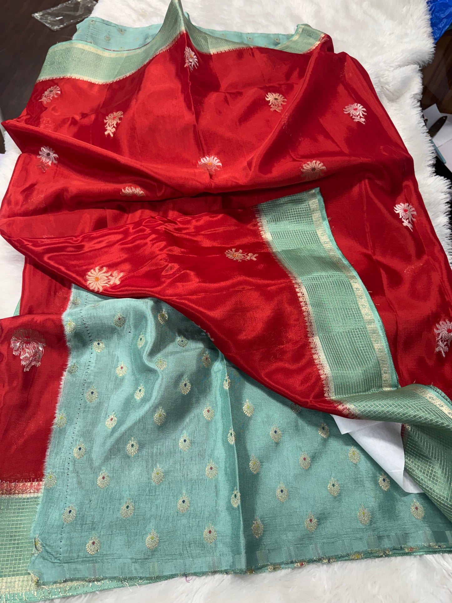 Russian silk saree-SR1246