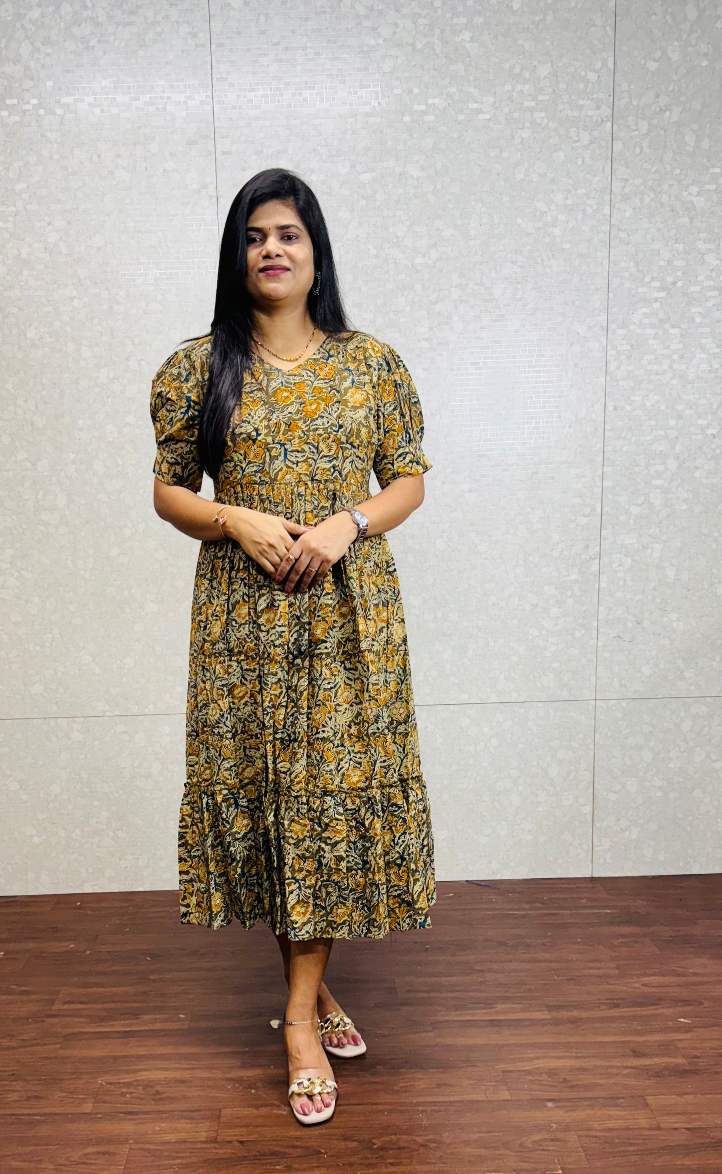 Kalamkari frocks-SRF2006C
