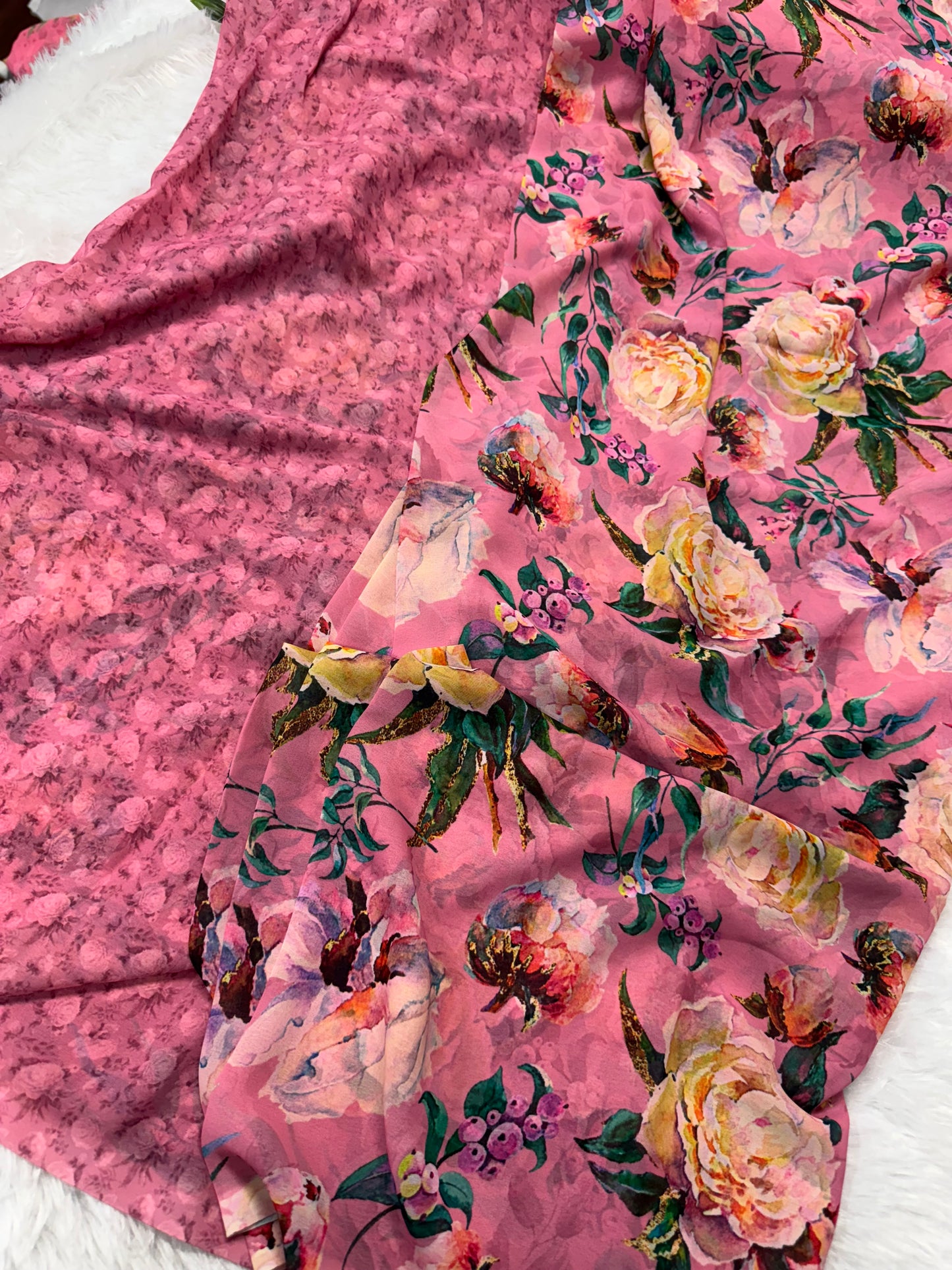 Georget flora saree-SR1099F