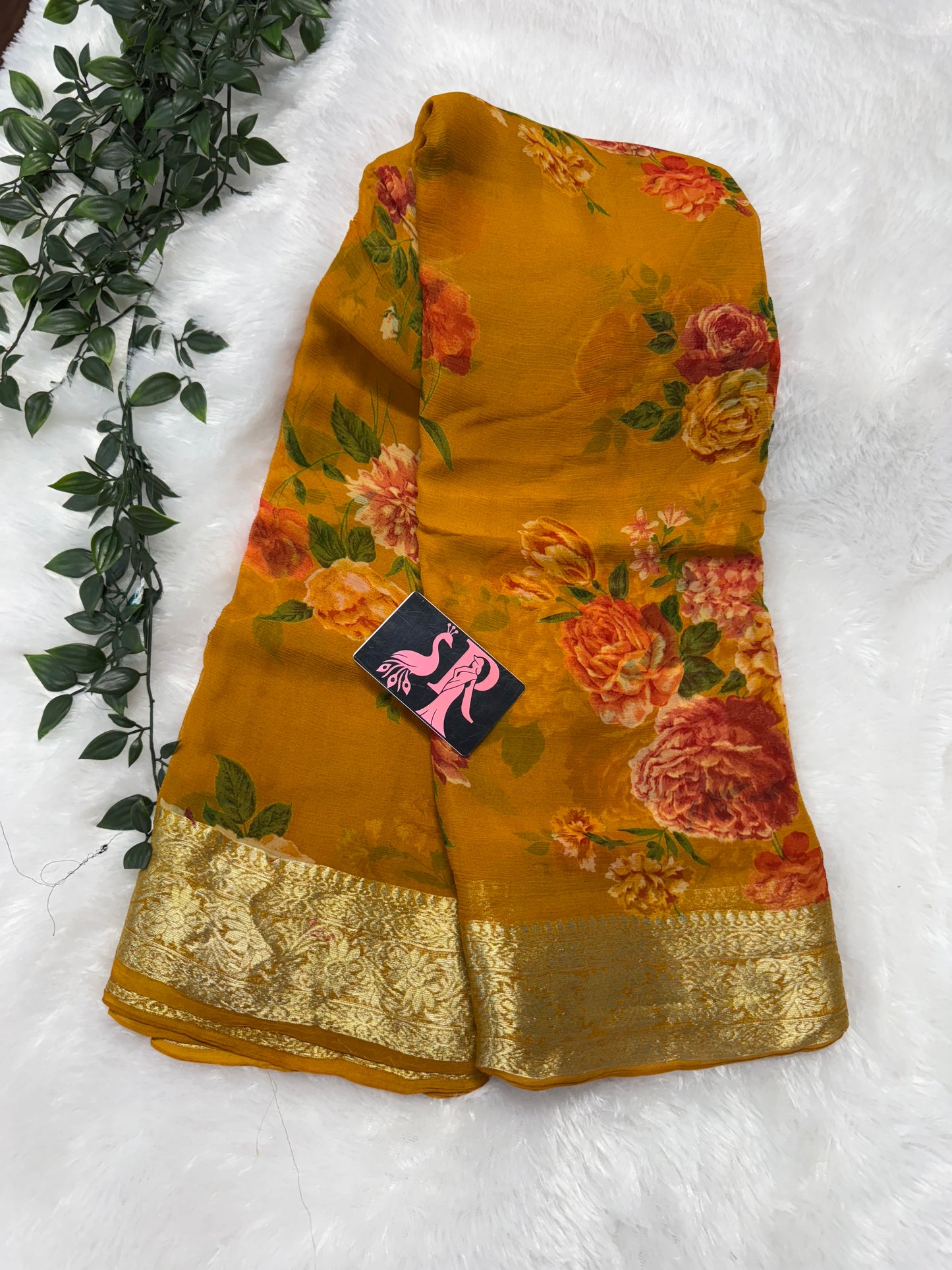 Pure chiffon floral -SRC013