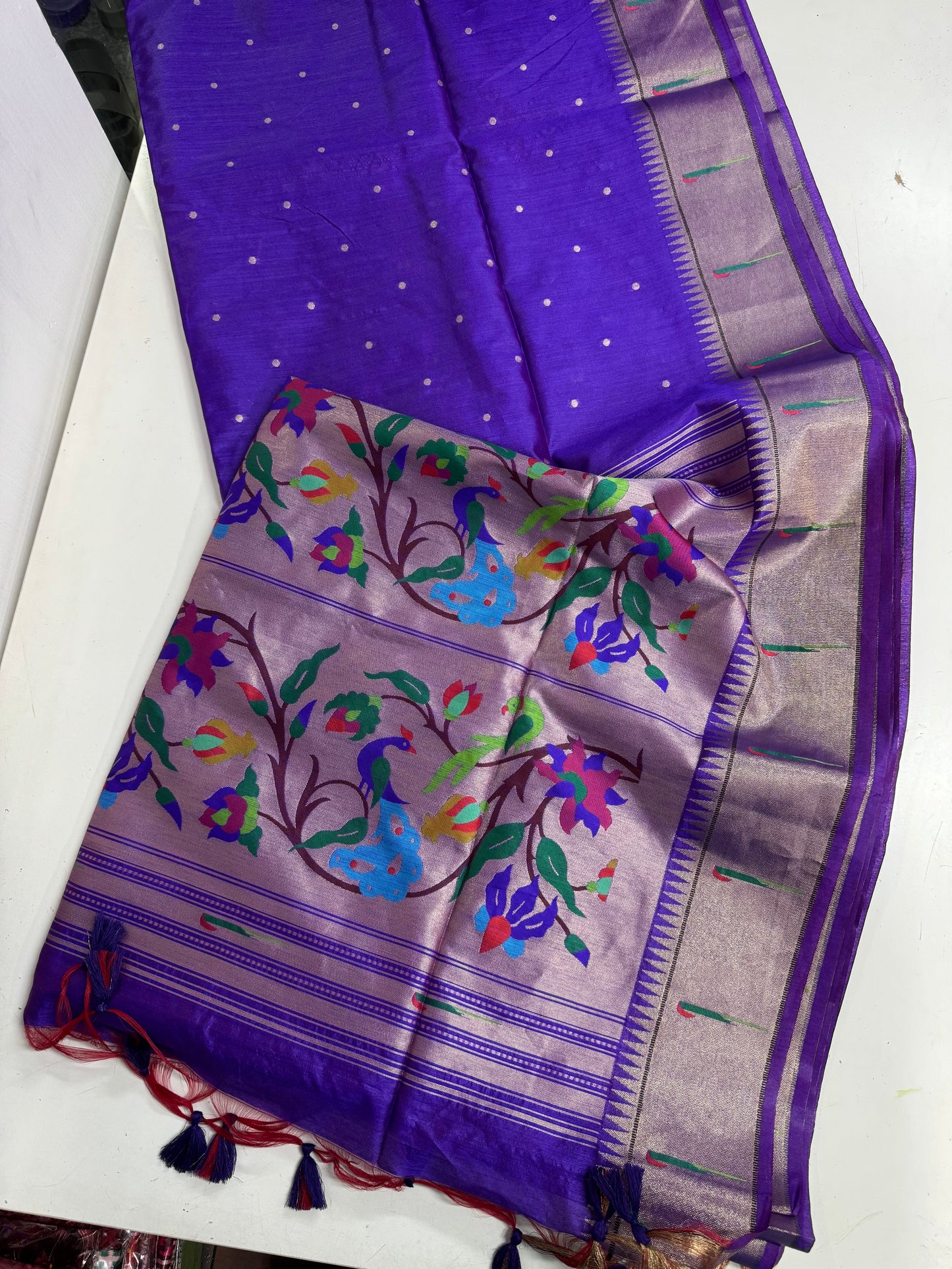 Tassar Paithani saree-SR1171G