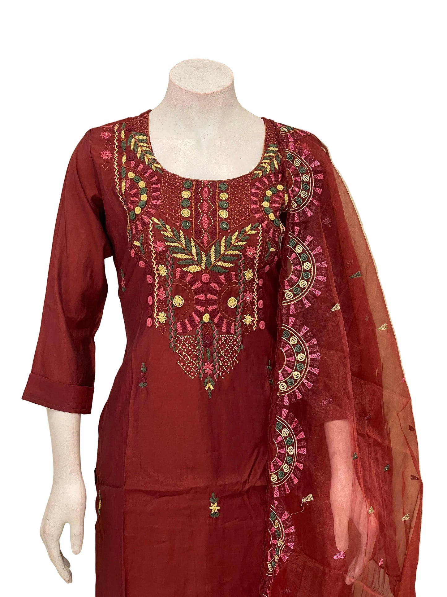 Chanderi silk suits -SRS052E