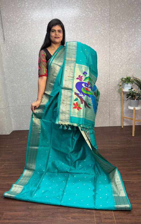 Tassar muniya Paithani-SR1096D