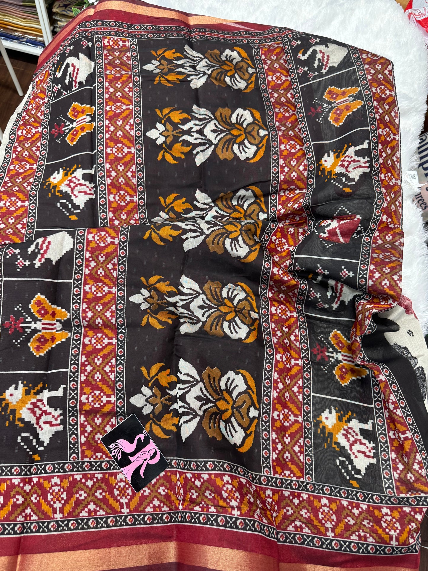Mashru silk saree-SR1033B
