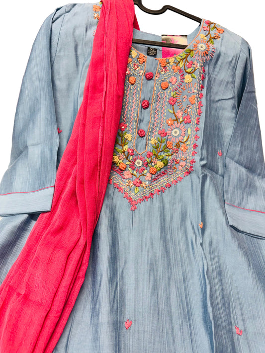 French knot work suit-SRS055G
