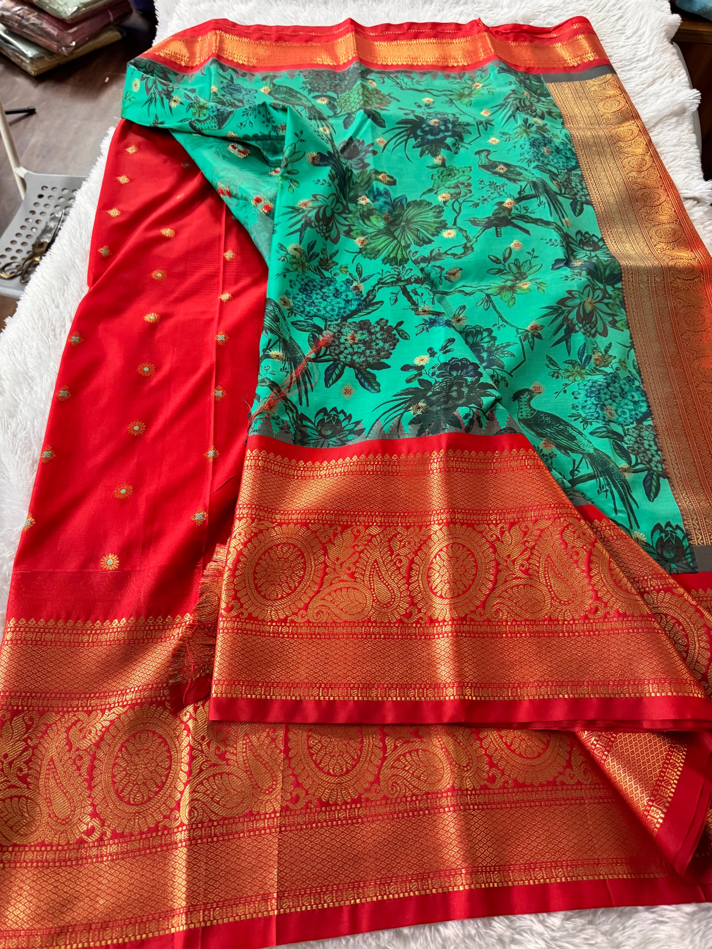 Digital Gadwal saree-SR1279D