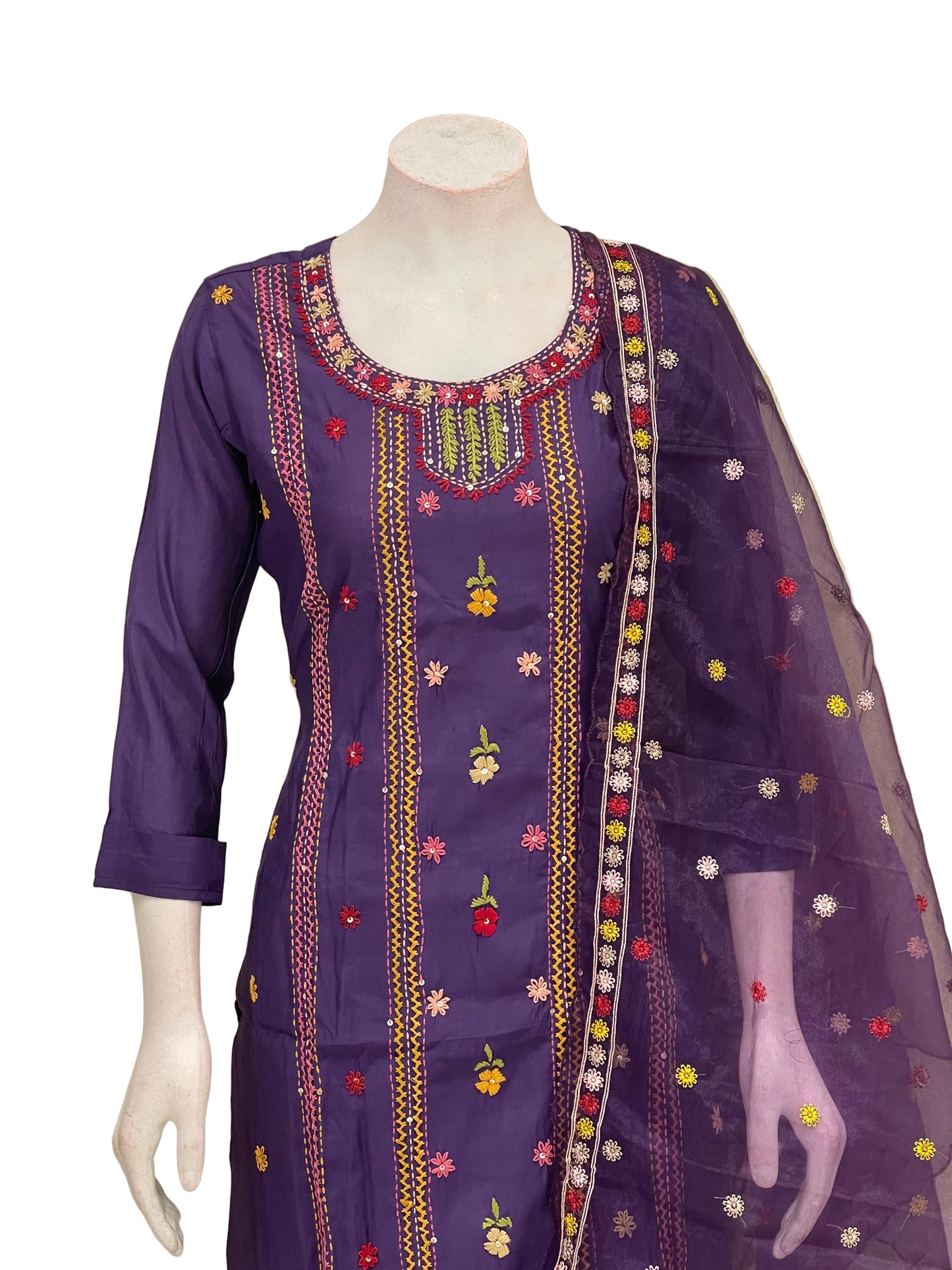 Chanderi silk suits-SRS052C
