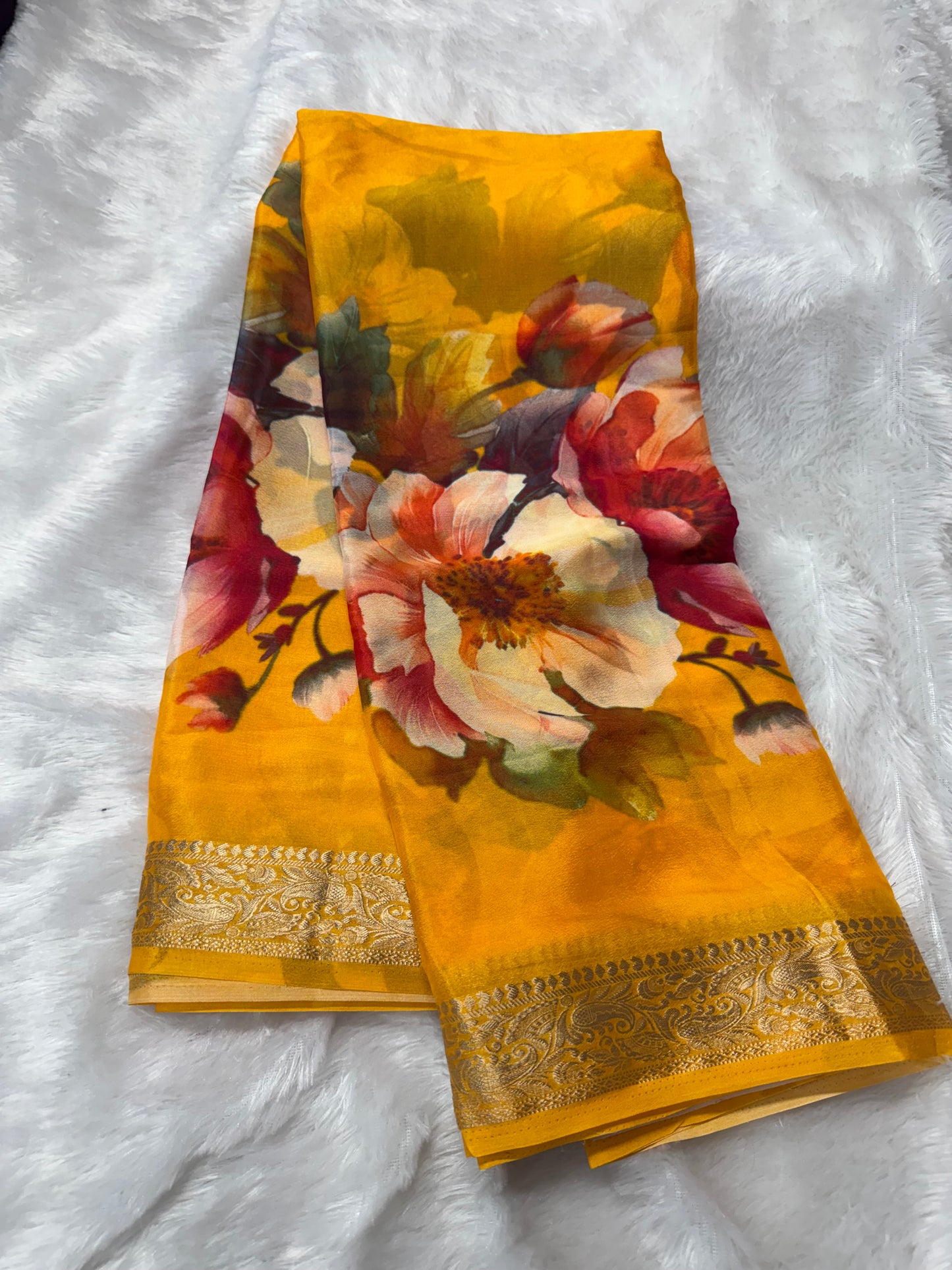 Chinnon digital print saree-SR1209a
