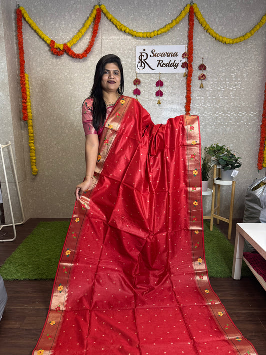Tassar Paithani saree-SR1012B
