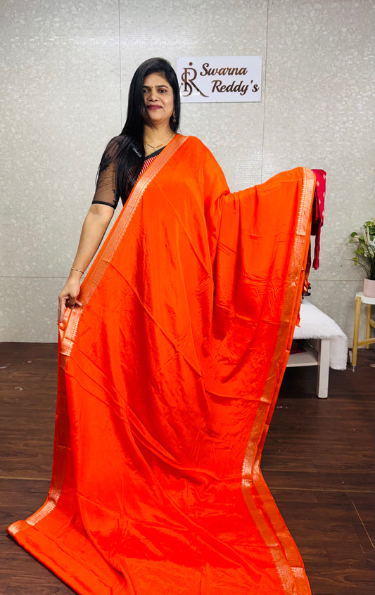 Pure Chinnon Saree-SR1005C