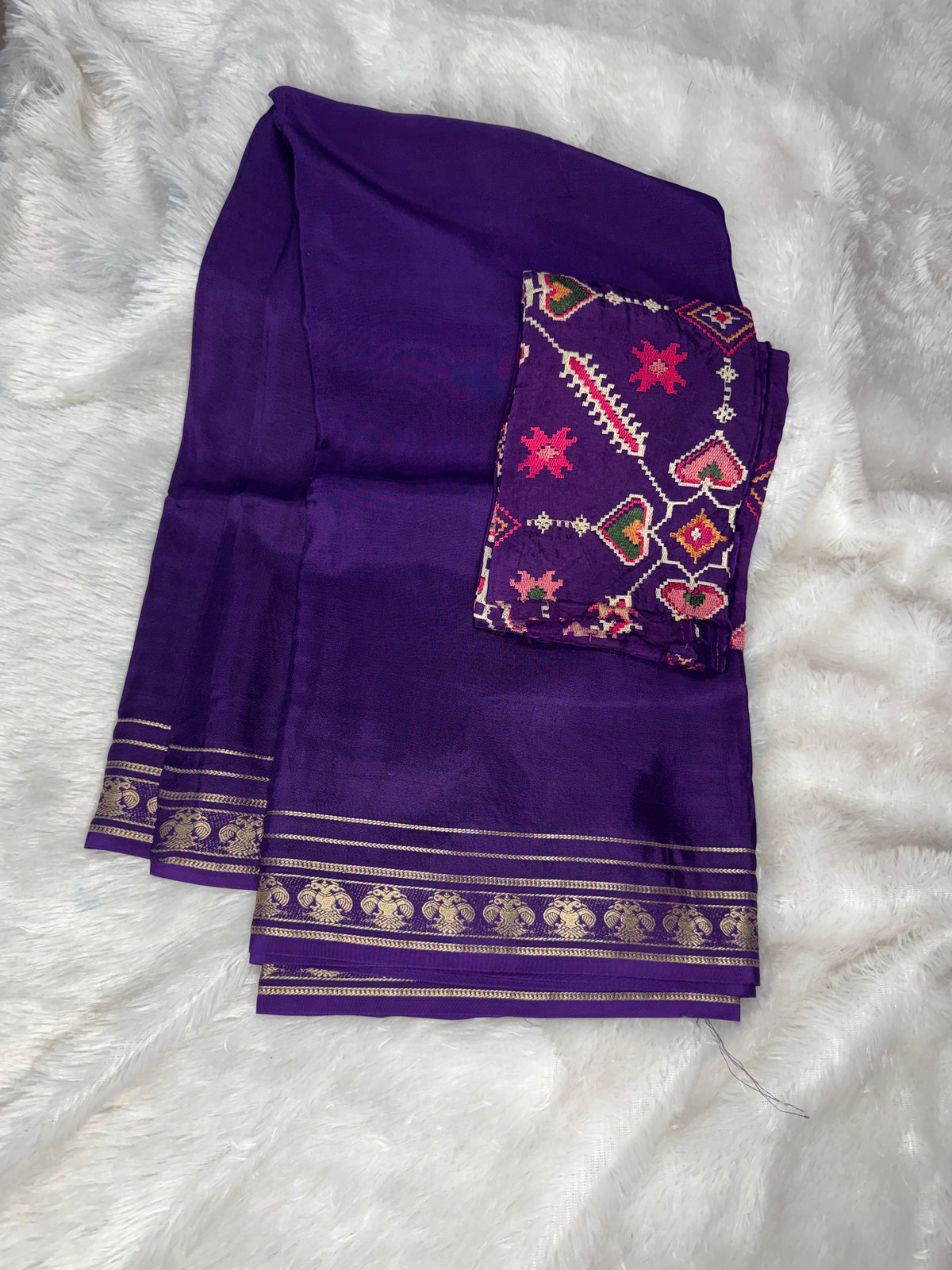 Mysore crepe Saree-SR1325