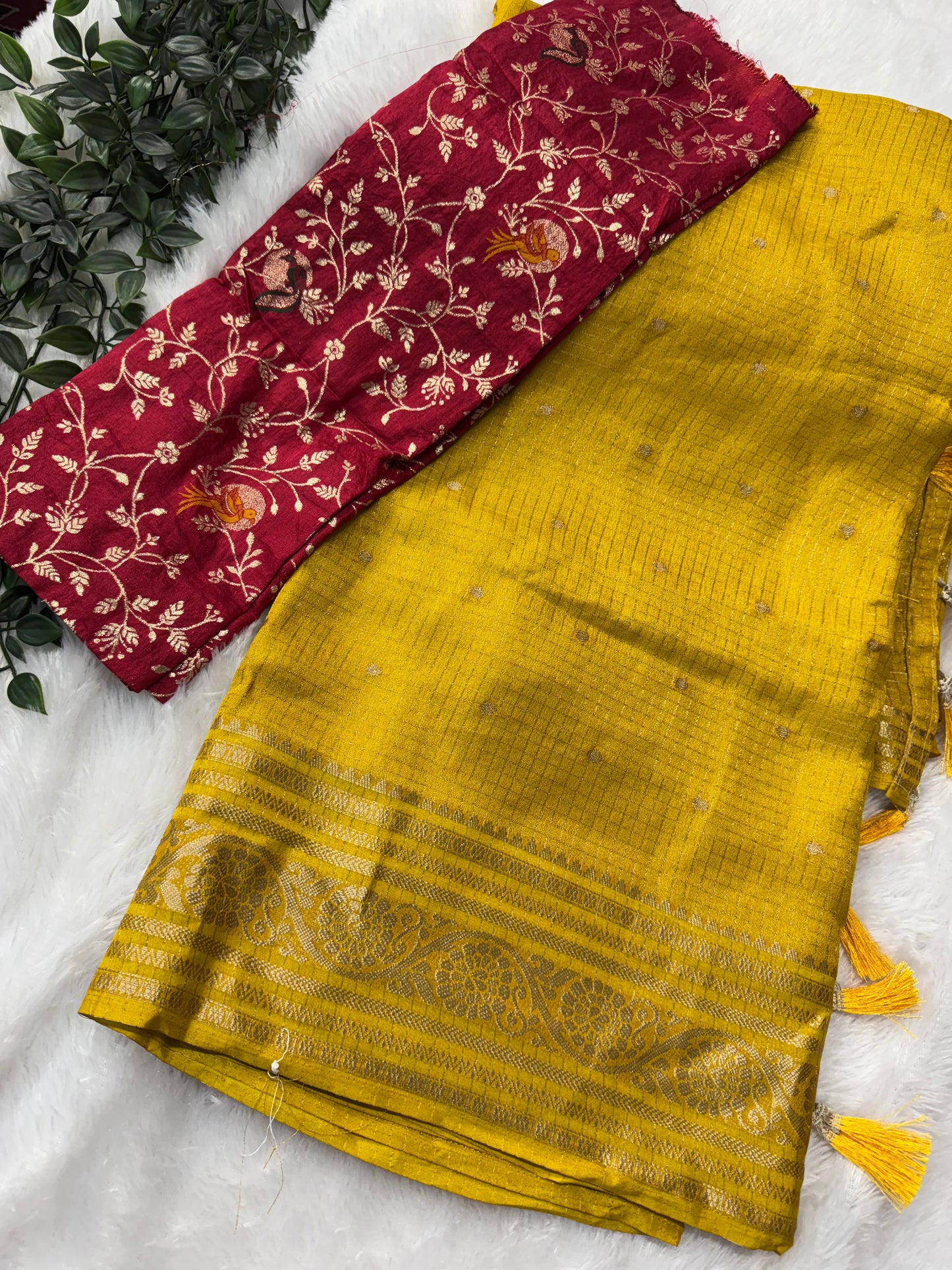 Dola silk vintage checks-SR1145B