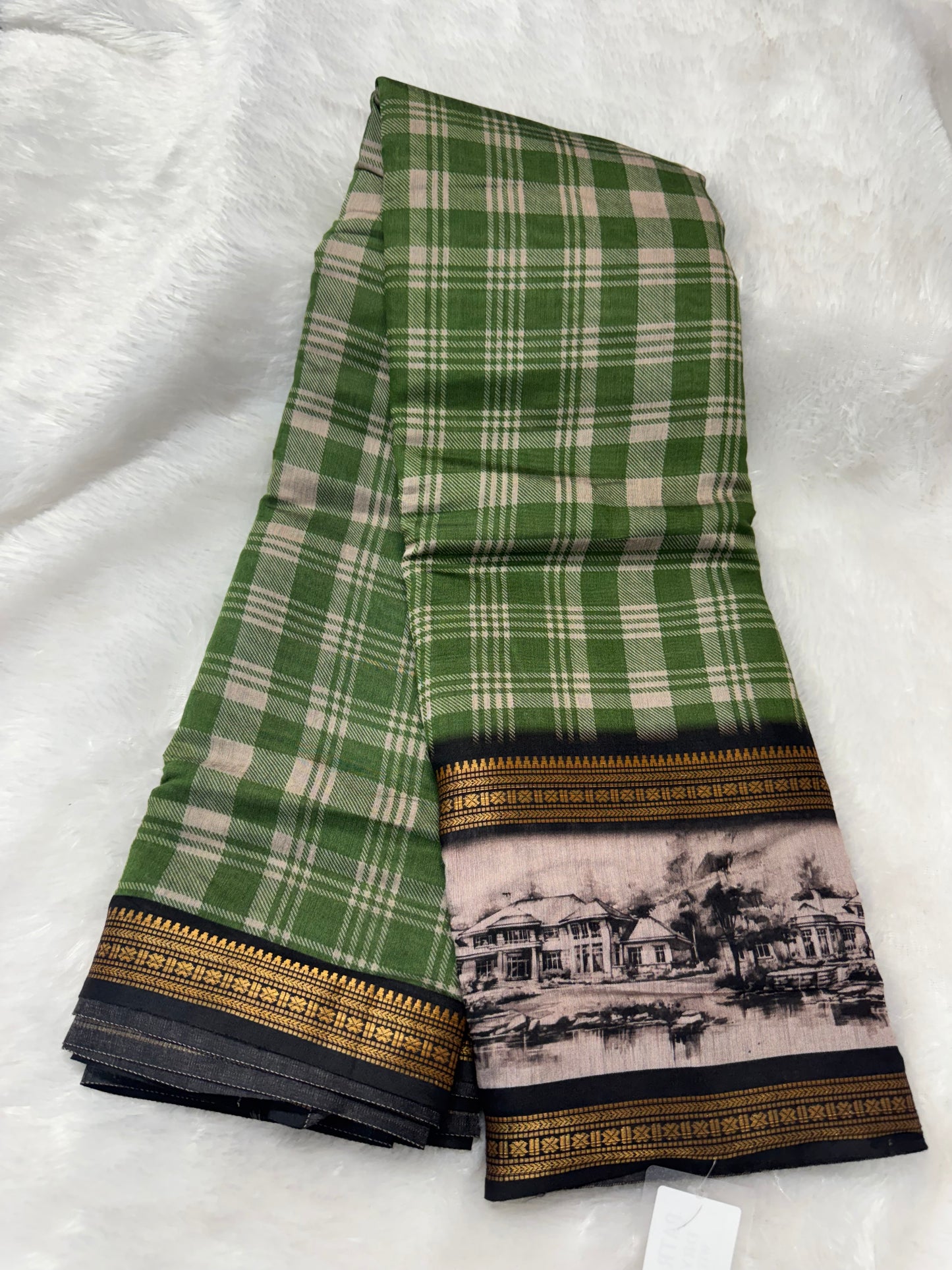 Maheswari silk checks -SR1214B