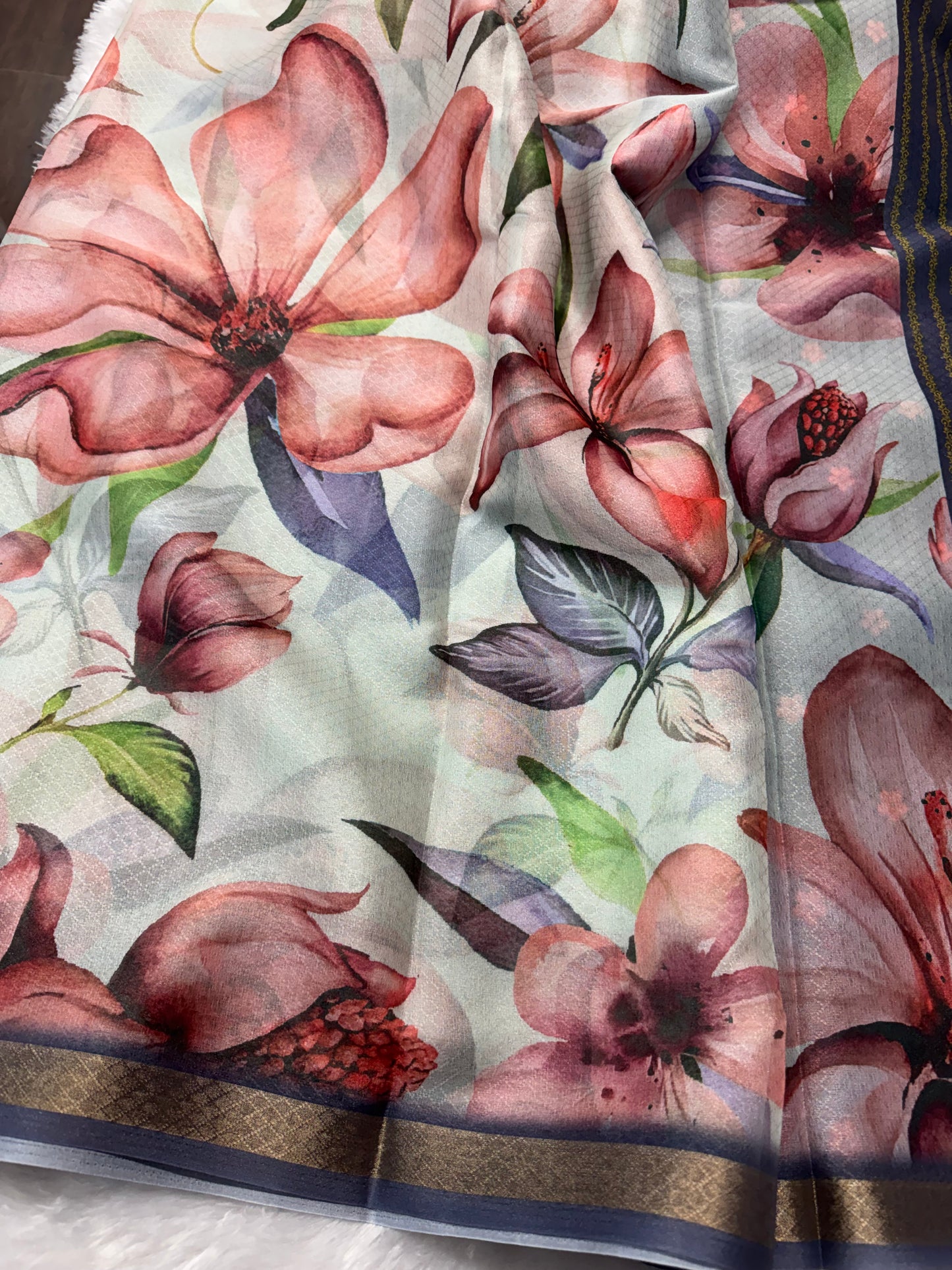 Fancy Georget saree-SR1188D