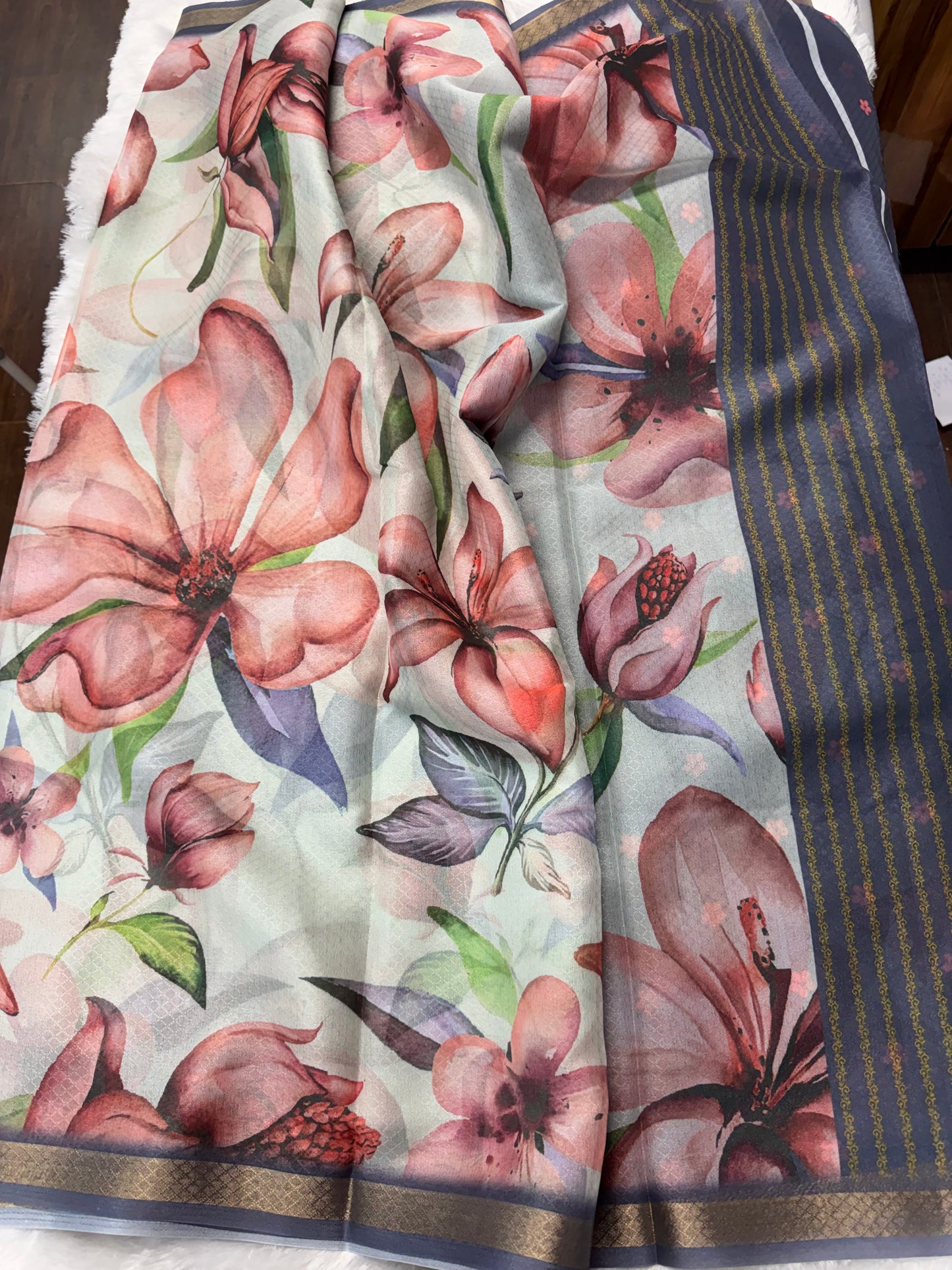 Fancy Georget saree-SR1188D