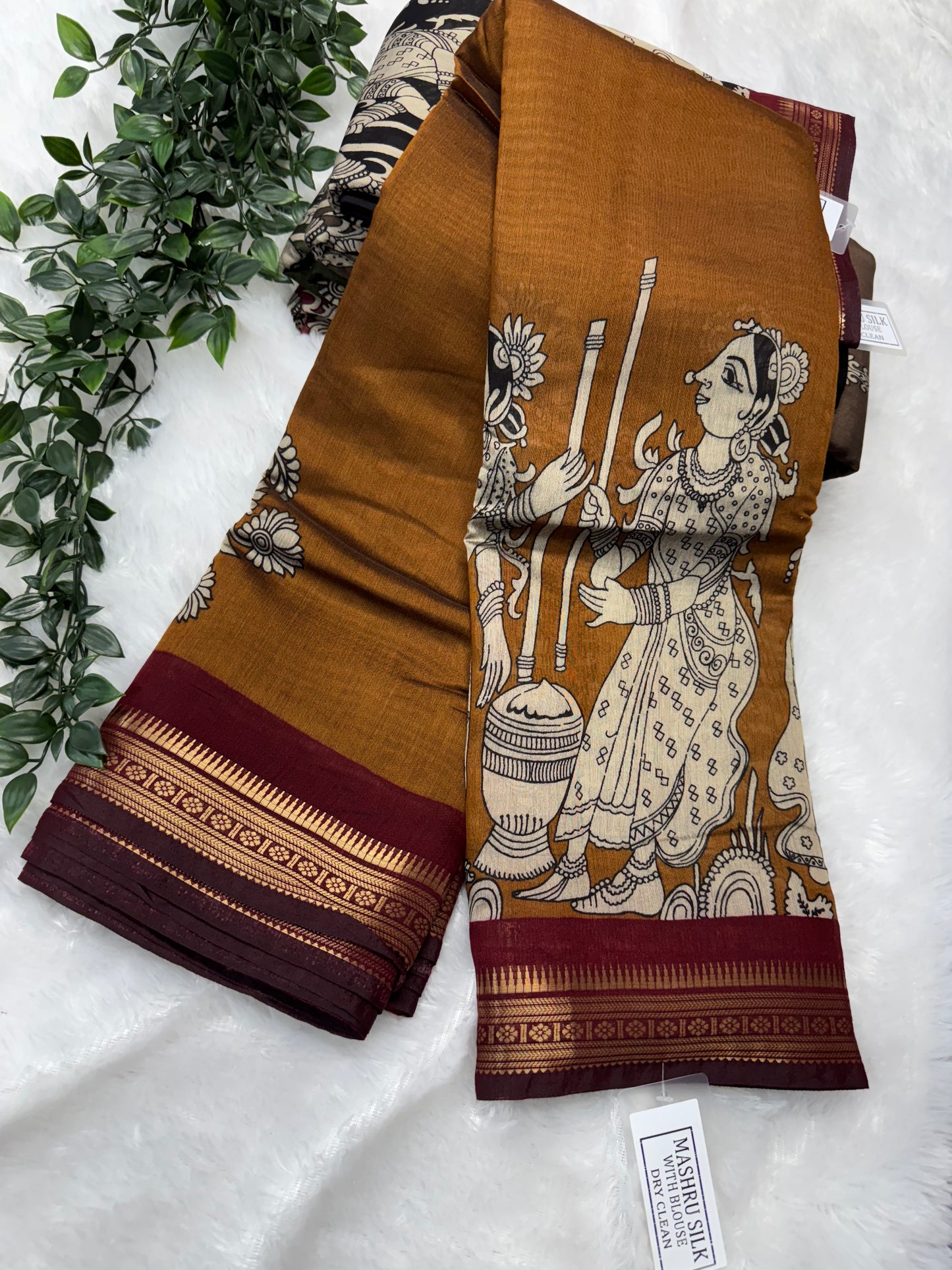 Mushru silk saree-SR1035D