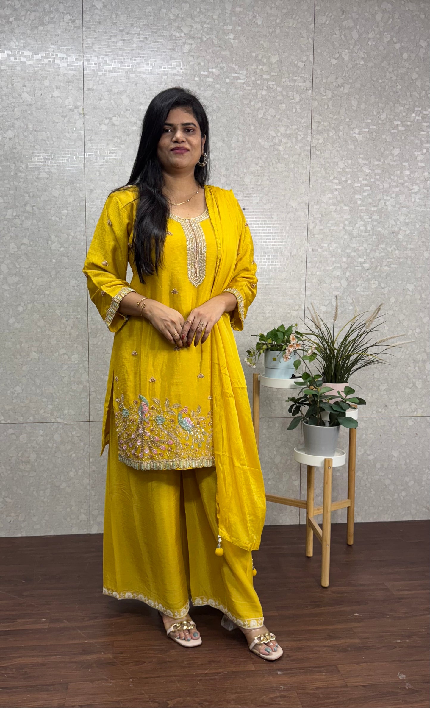 Chinnon silk dress-SRS017