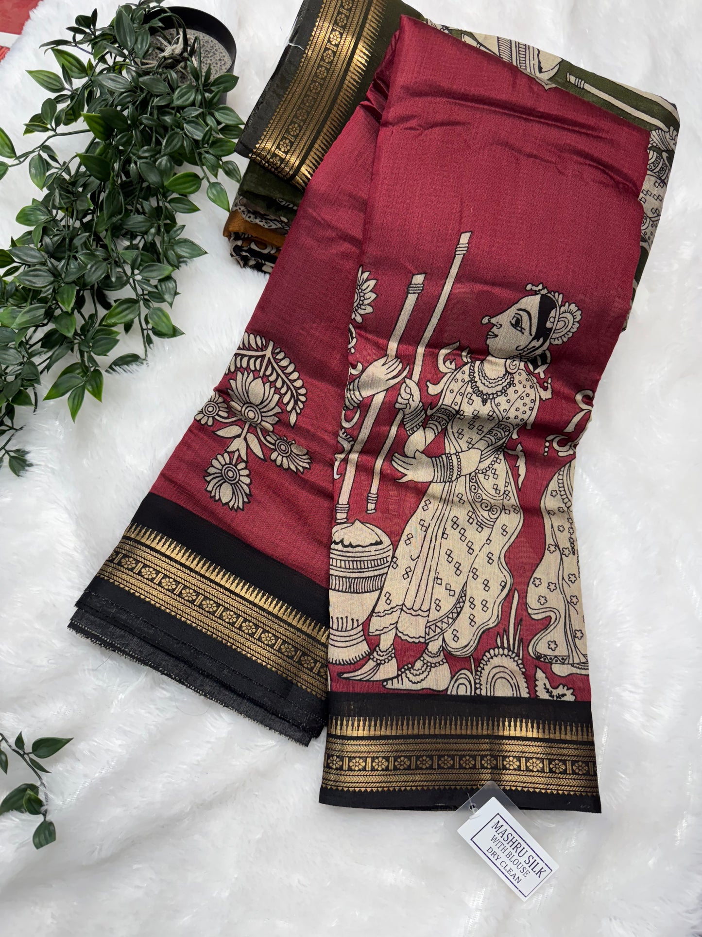 Mushru silk saree-SR1035F