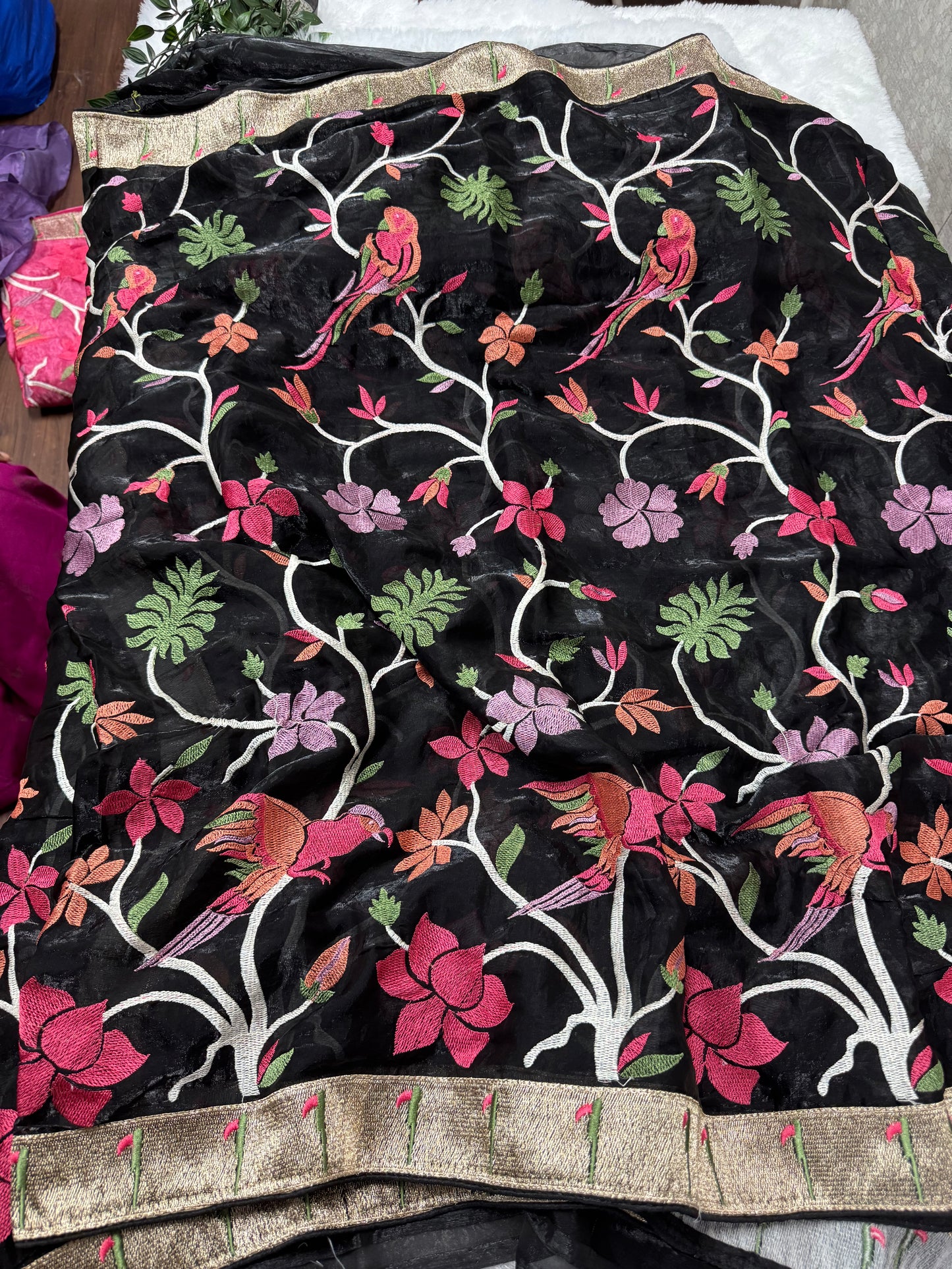 Space silk saree-SR1018A
