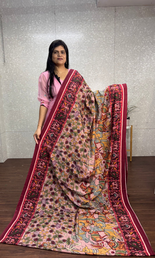 Kalamkari Patola fusion-SR1098A