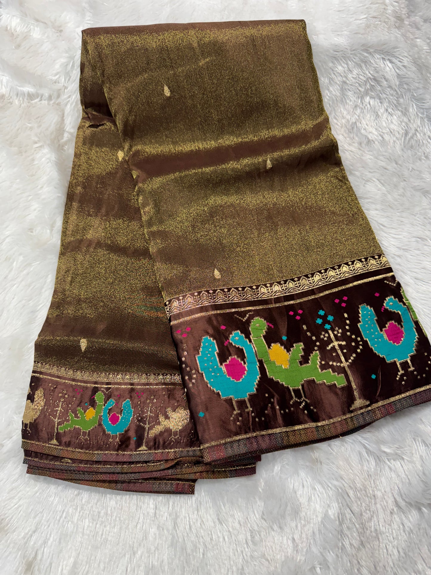 Tissue Georget Banaras sarees-SR1244B
