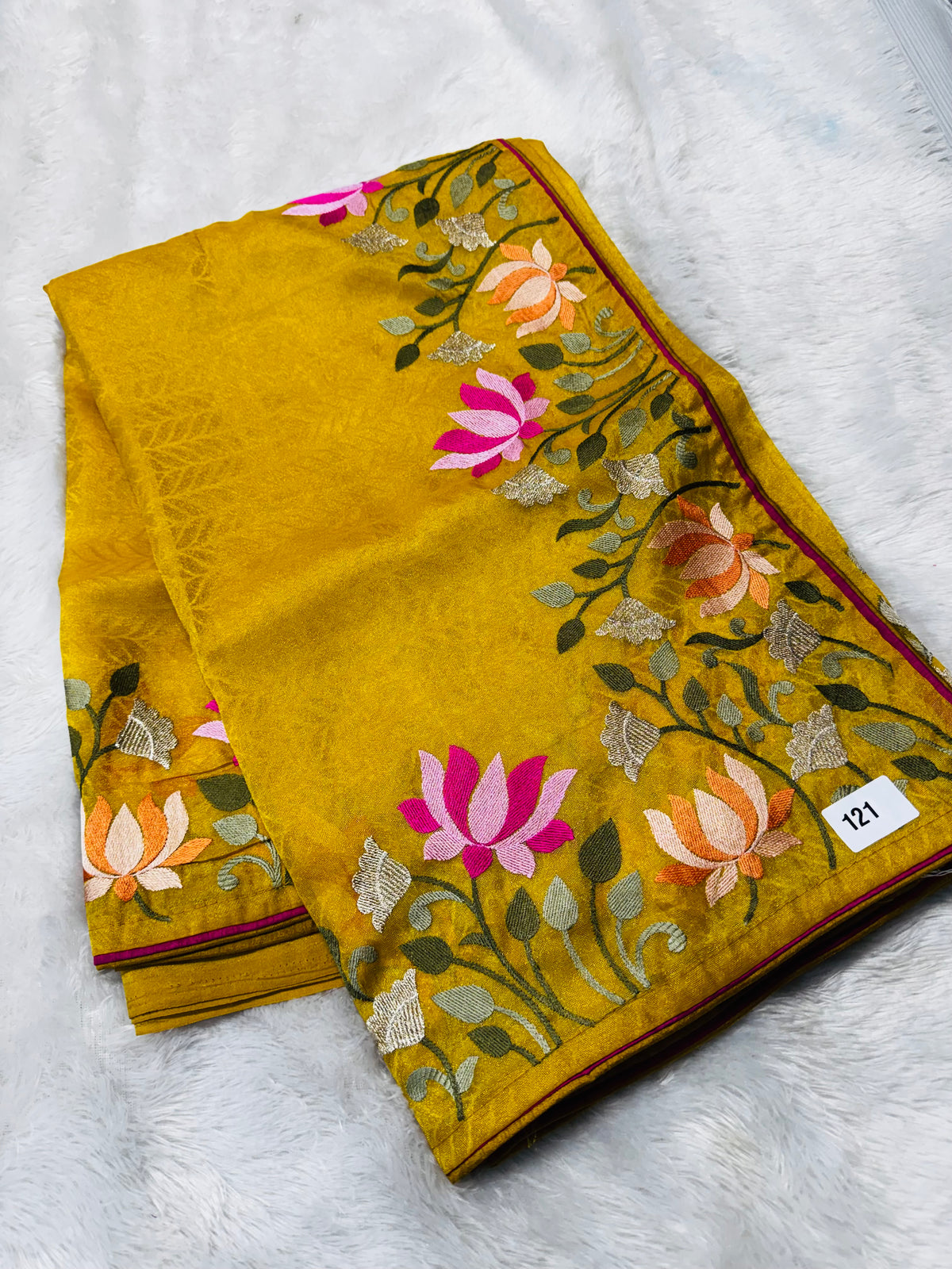 Fancy tissue Georget saree-SR1303
